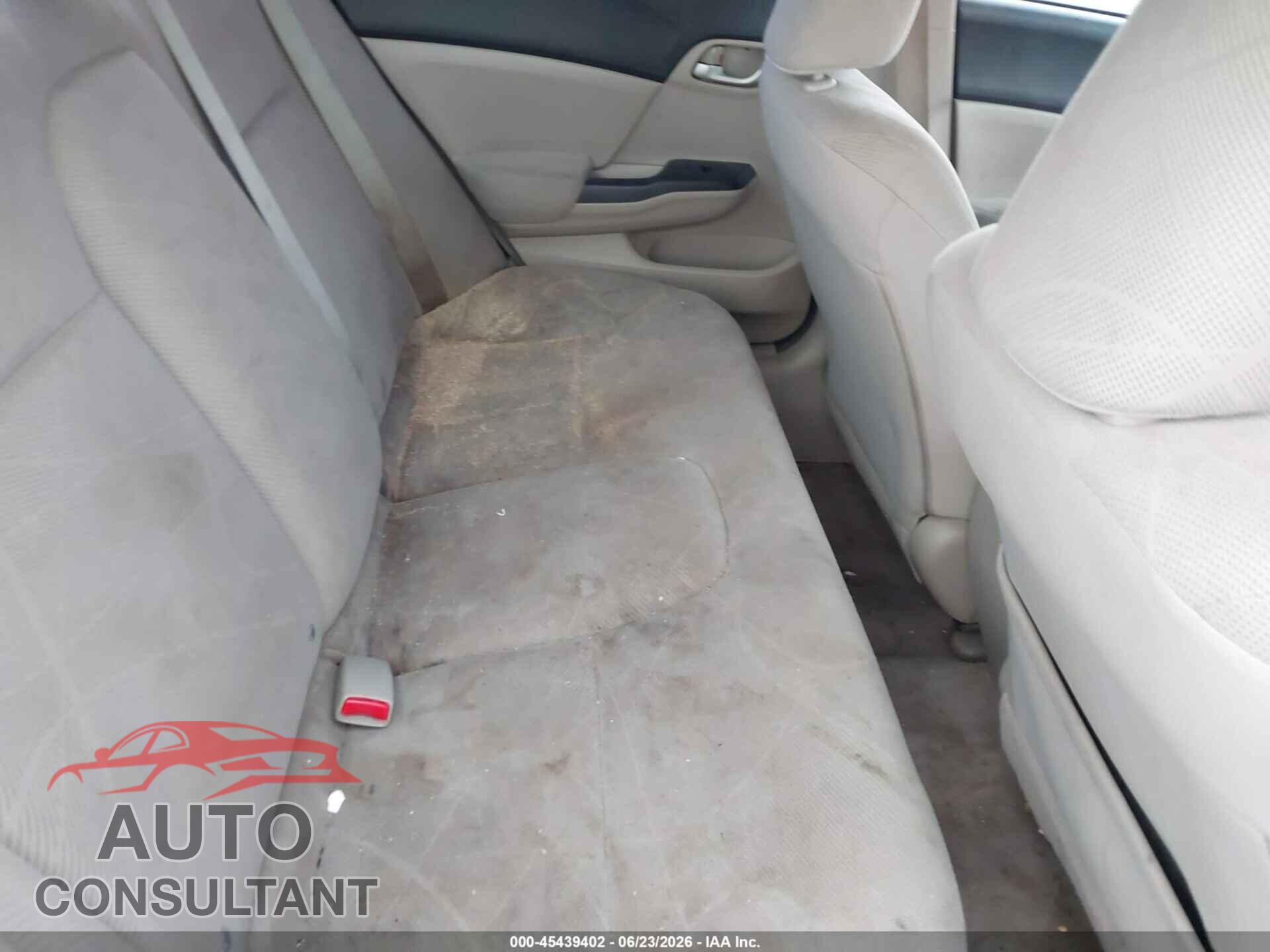 HONDA CIVIC 2012 - 19XFB2F58CE323162