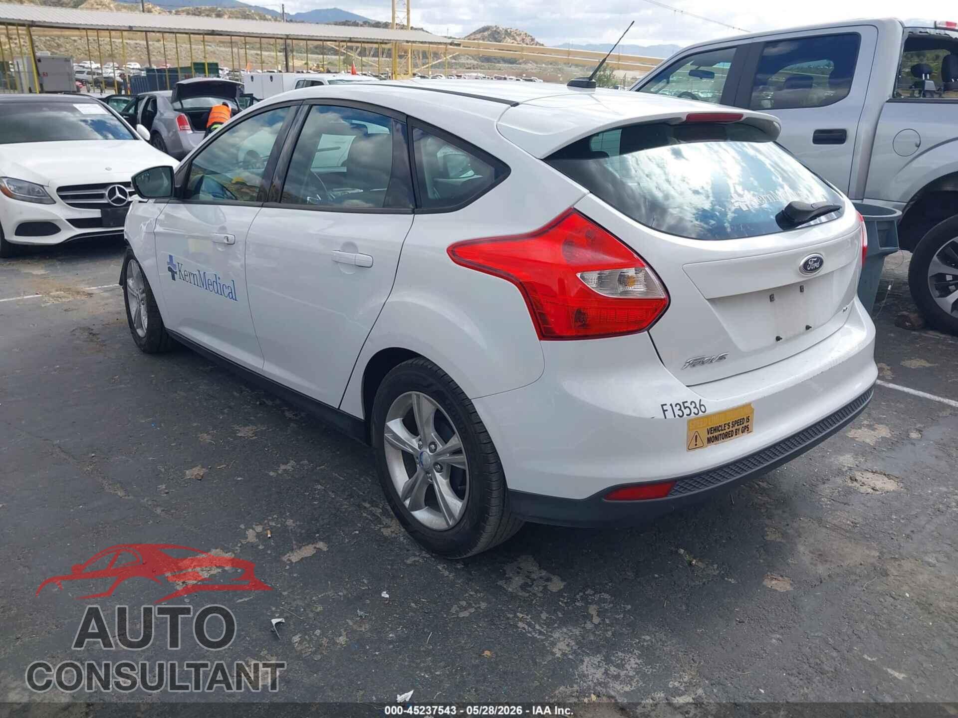FORD FOCUS 2013 - 1FADP3K23DL285672