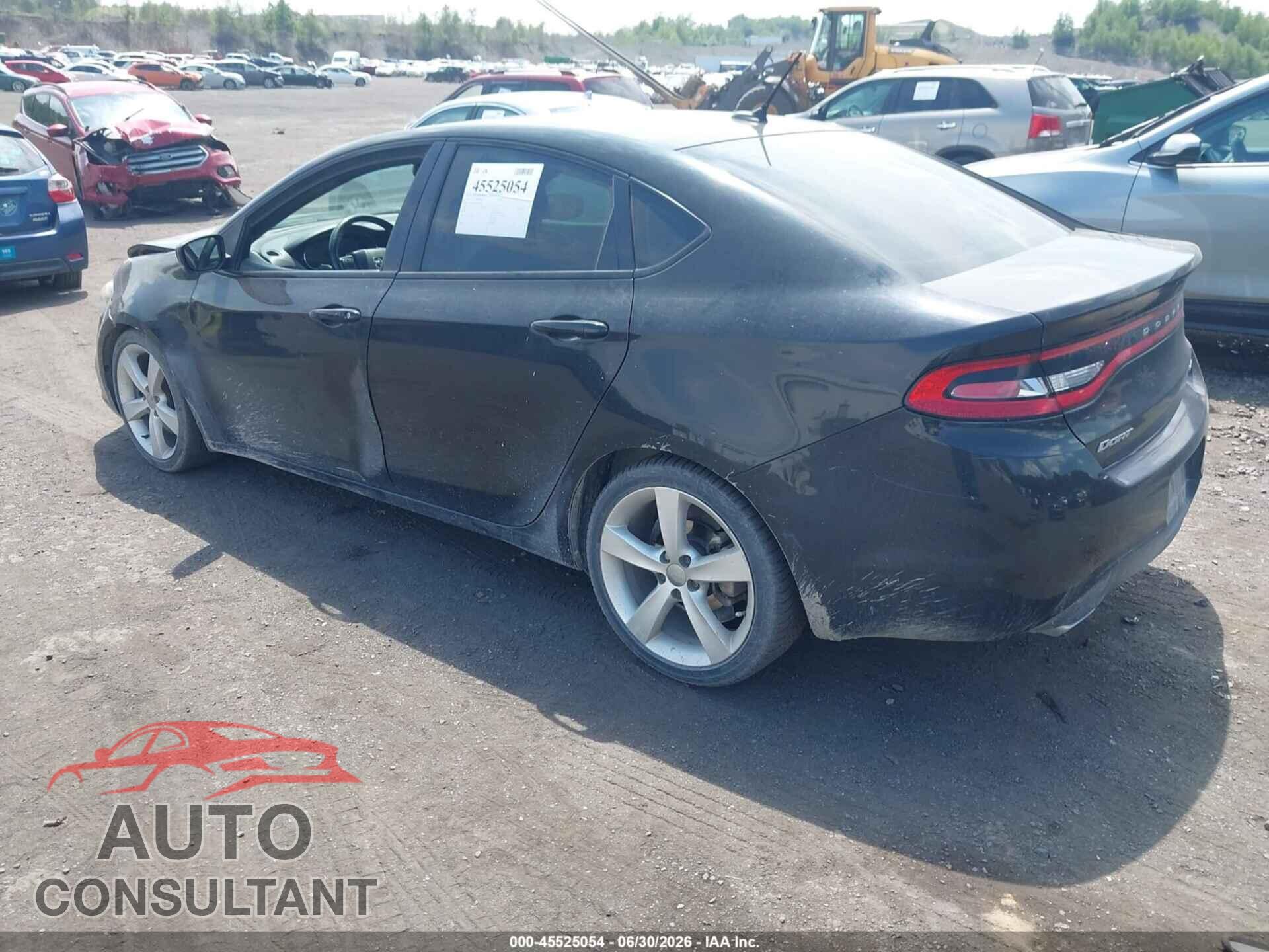 DODGE DART 2014 - 1C3CDFEB8ED725283