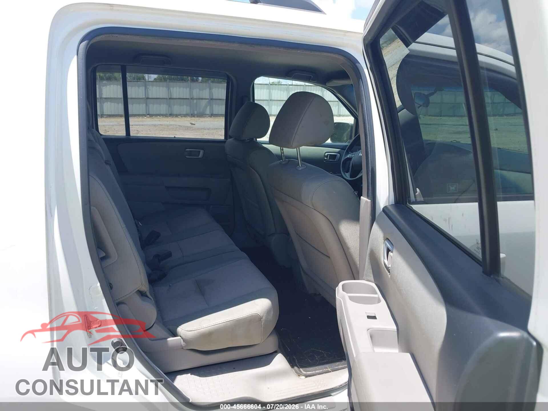 HONDA PILOT 2012 - 5FNYF3H42CB012960
