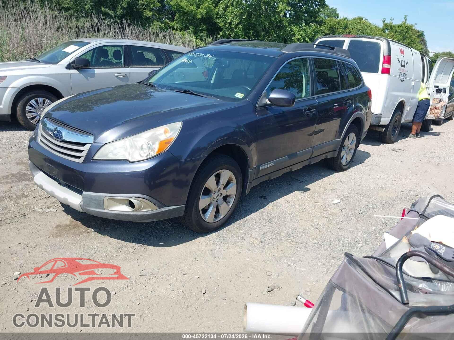 SUBARU OUTBACK 2012 - 4S4BRBLCXC3281612