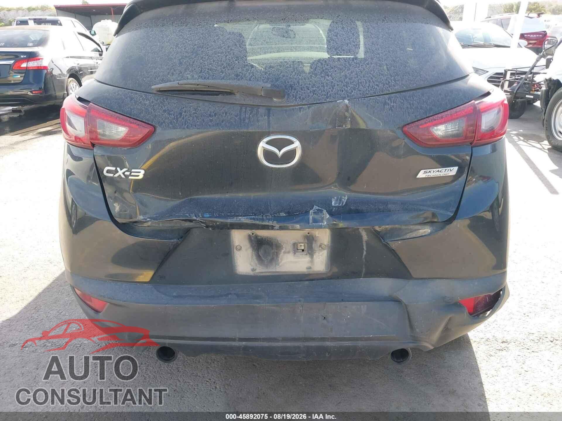 MAZDA CX-3 2016 - JM1DKDB77G0137024