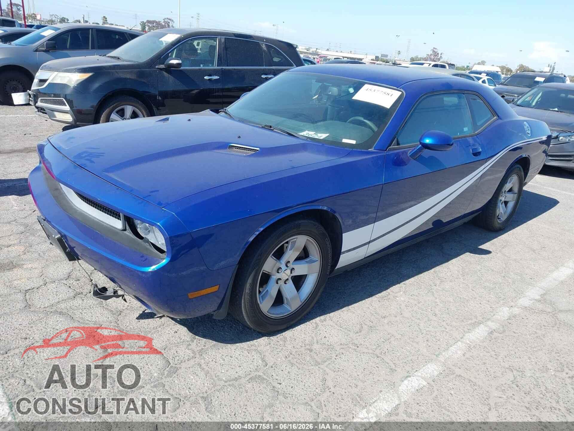 DODGE CHALLENGER 2012 - 2C3CDYAG1CH239234