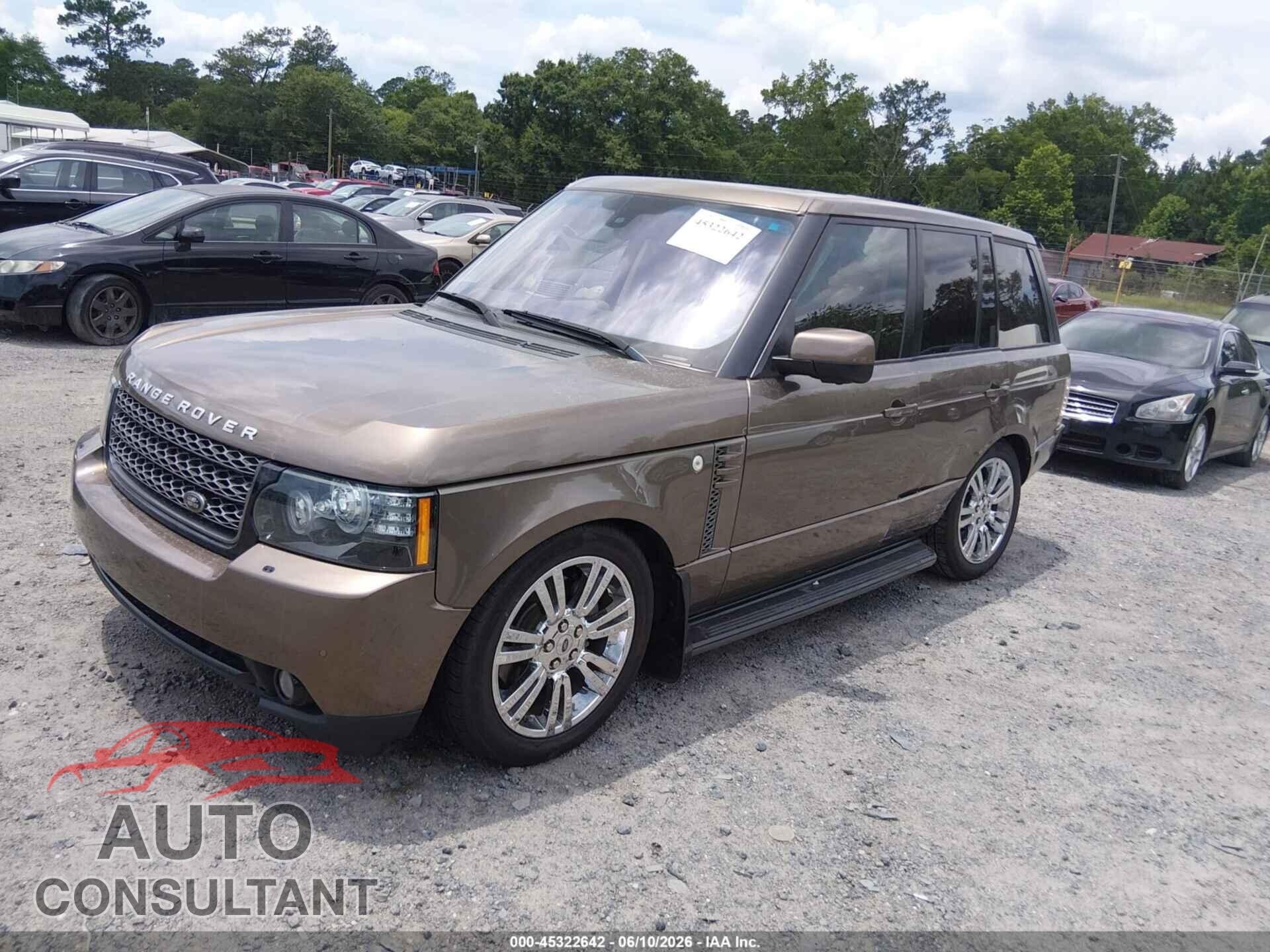 LAND ROVER RANGE ROVER 2012 - SALMF1D43CA377612