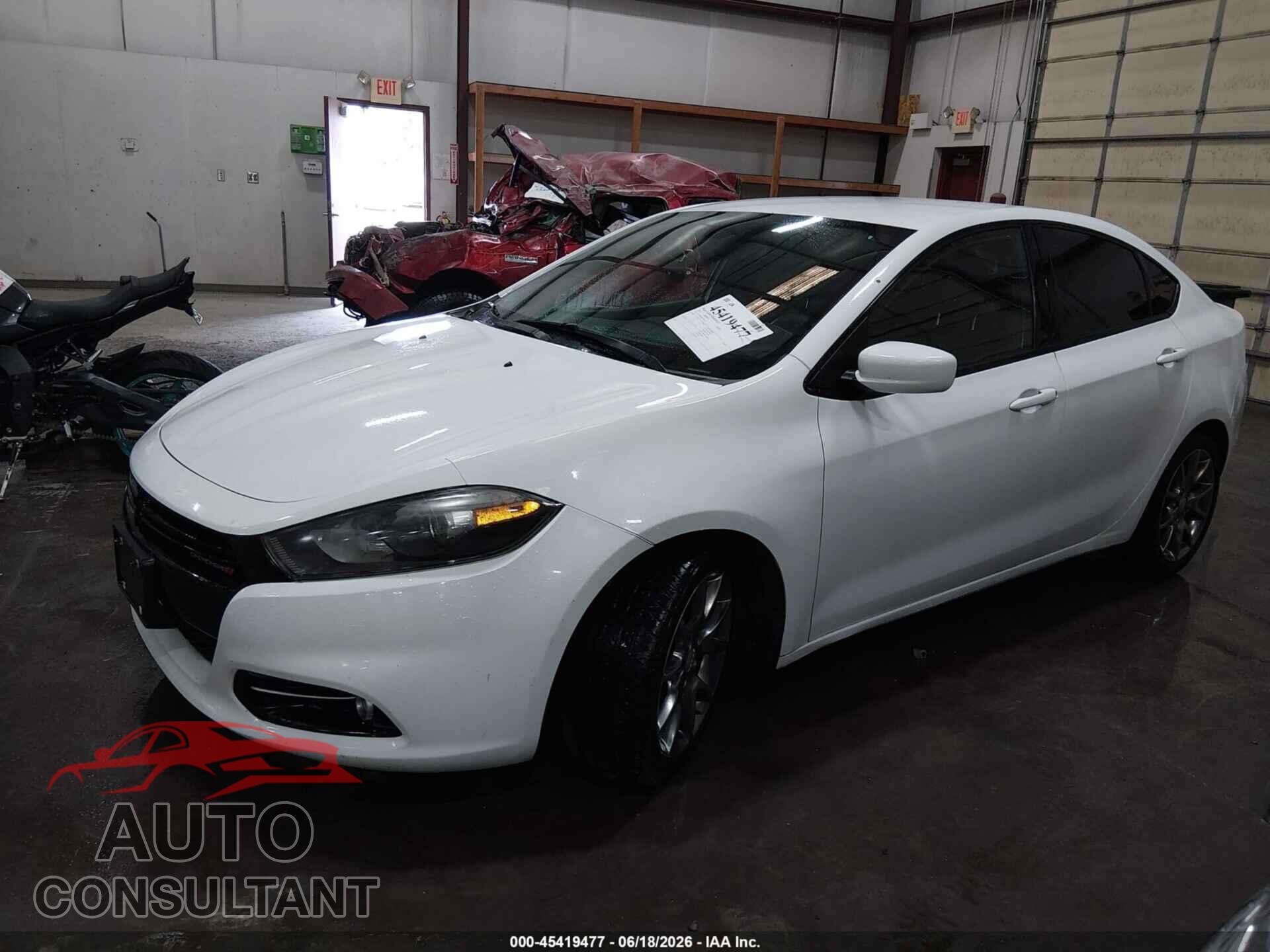 DODGE DART 2015 - 1C3CDFBB7FD150289