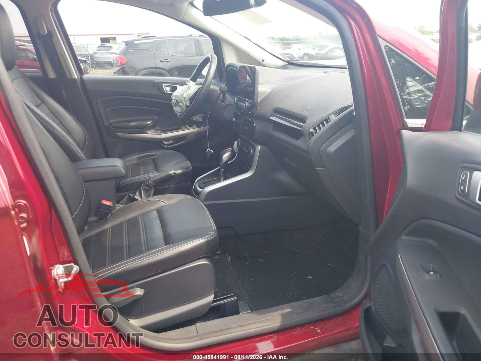 FORD ECOSPORT 2020 - MAJ6S3KL8LC340857