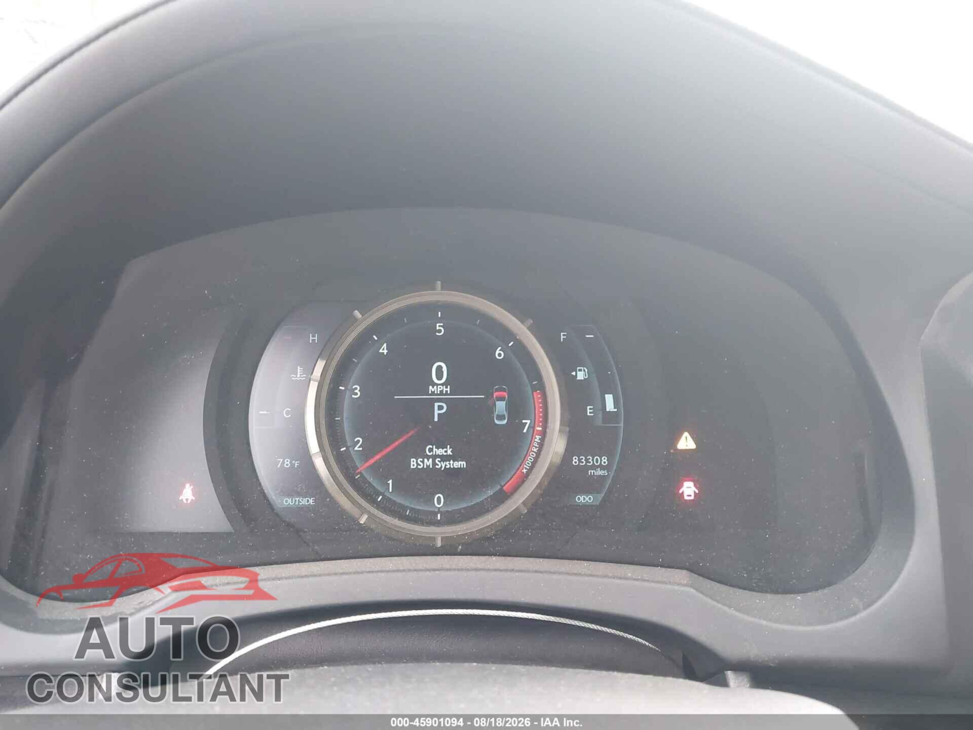 LEXUS IS 250 2014 - JTHBF1D29E5023875