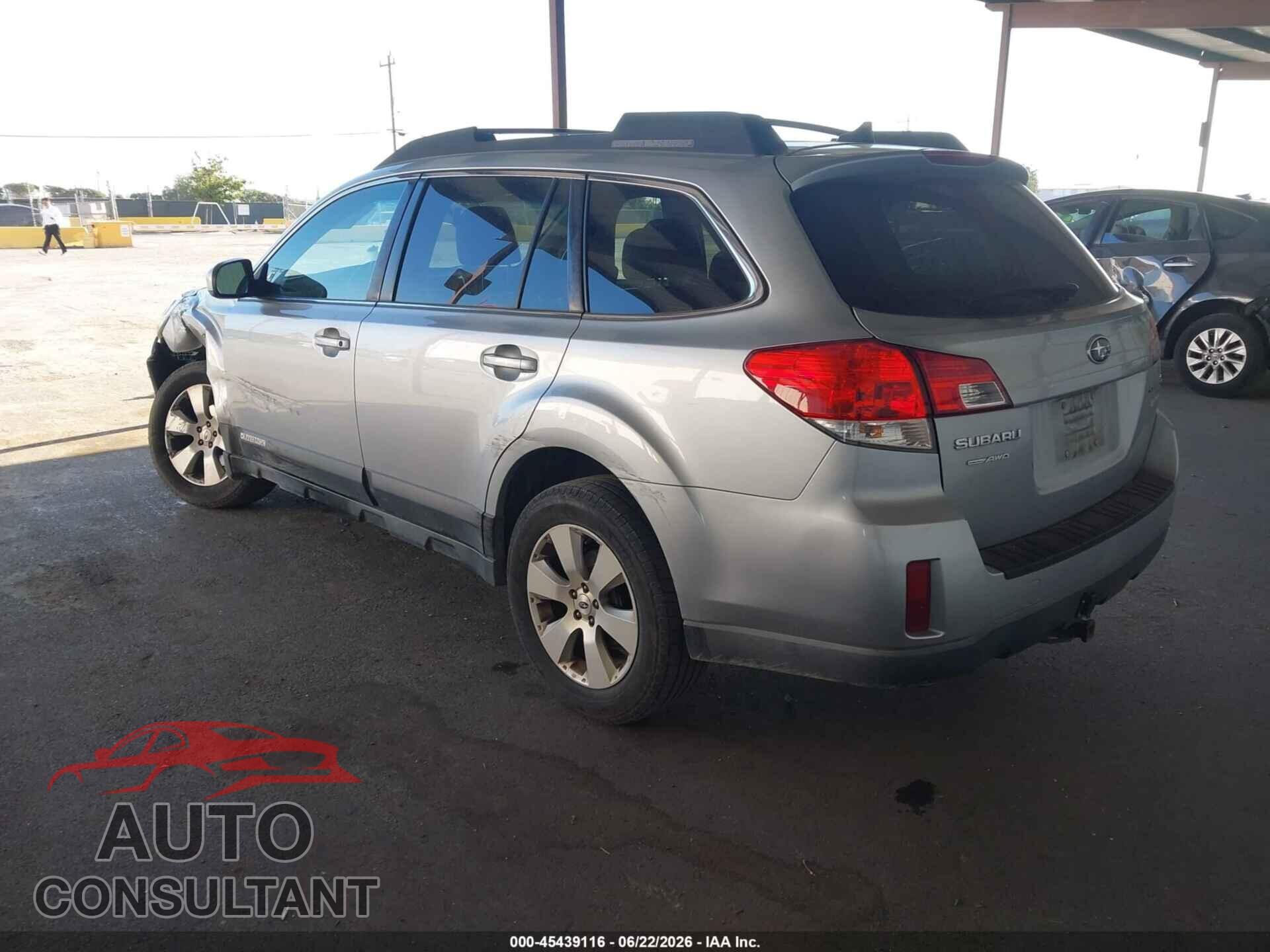 SUBARU OUTBACK 2012 - 4S4BRBJC5C3301994