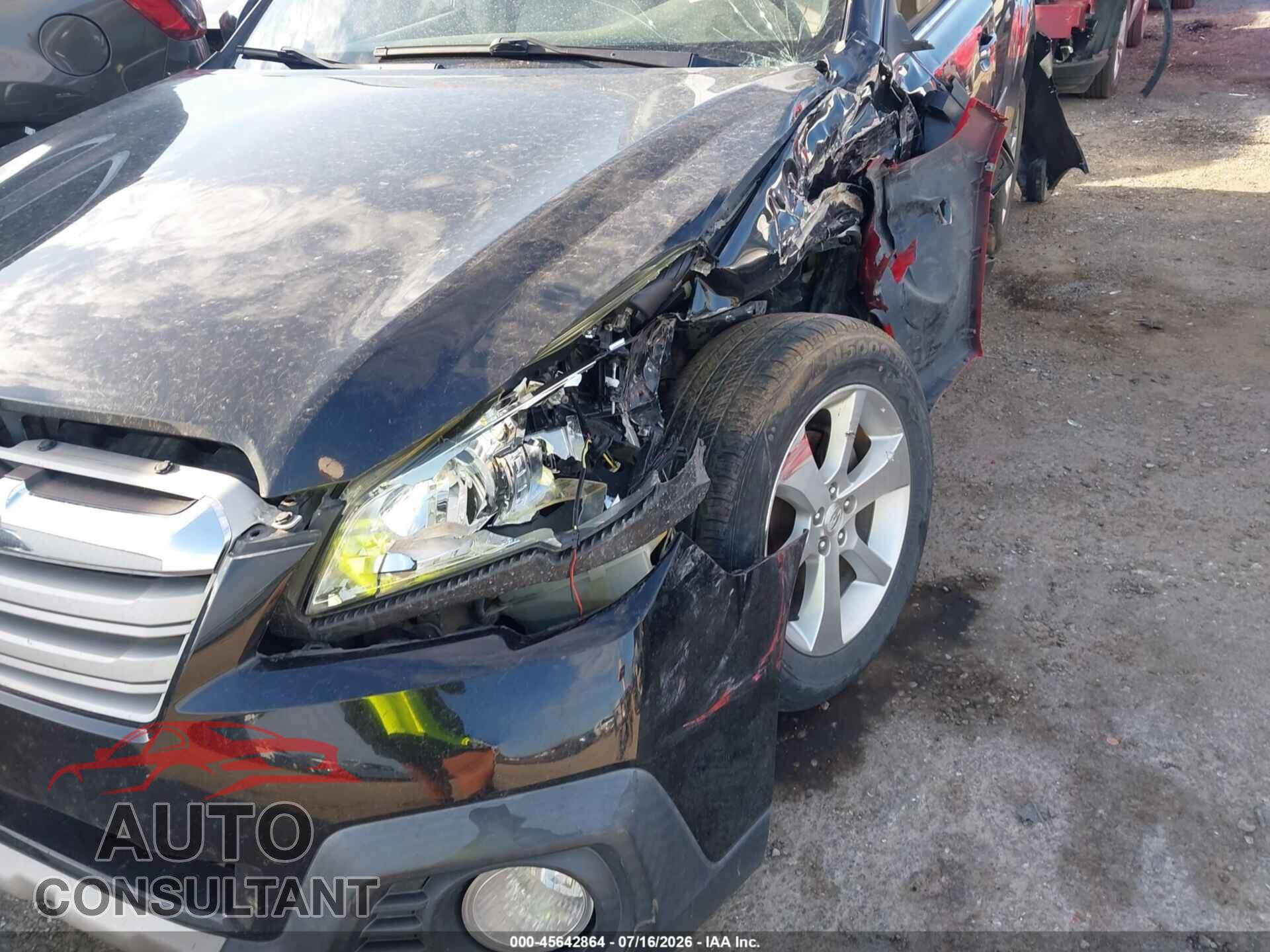 SUBARU OUTBACK 2014 - 4S4BRBLC0E3296980