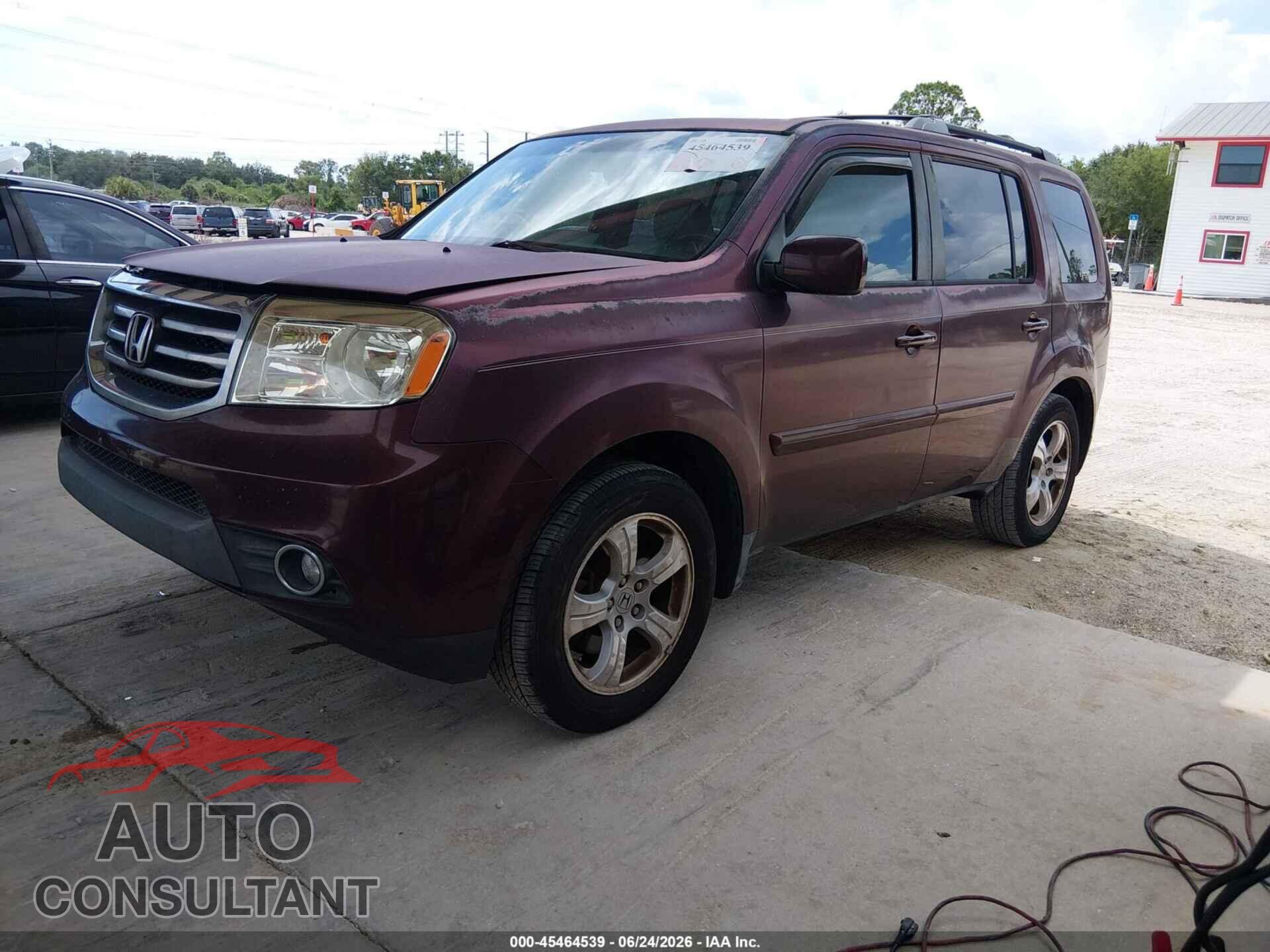 HONDA PILOT 2012 - 5FNYF3H67CB028797