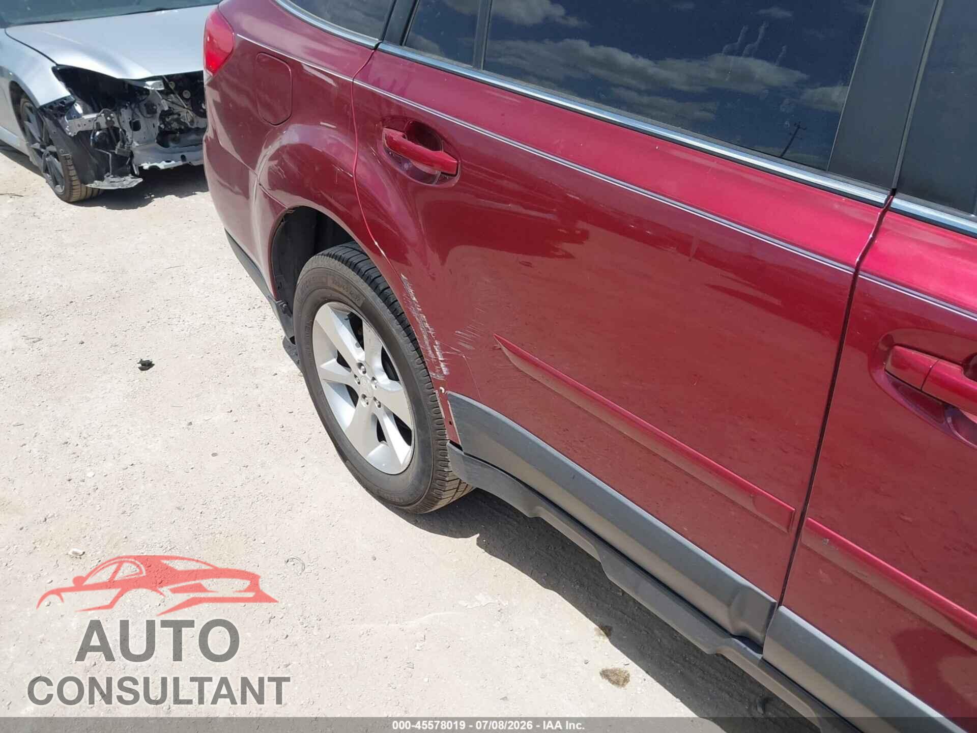 SUBARU OUTBACK 2014 - 4S4BRCLC4E3226209