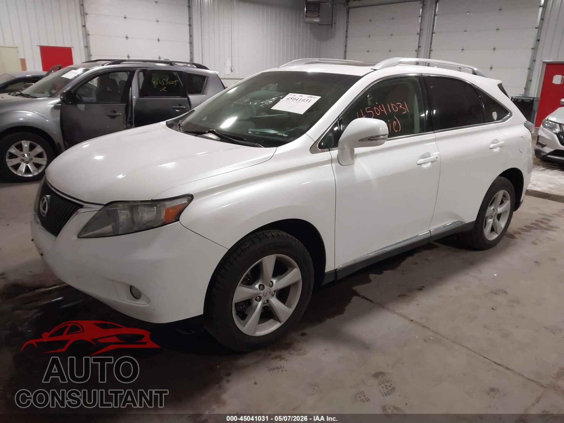 LEXUS RX 350 2010 - 2T2BK1BA5AC074256