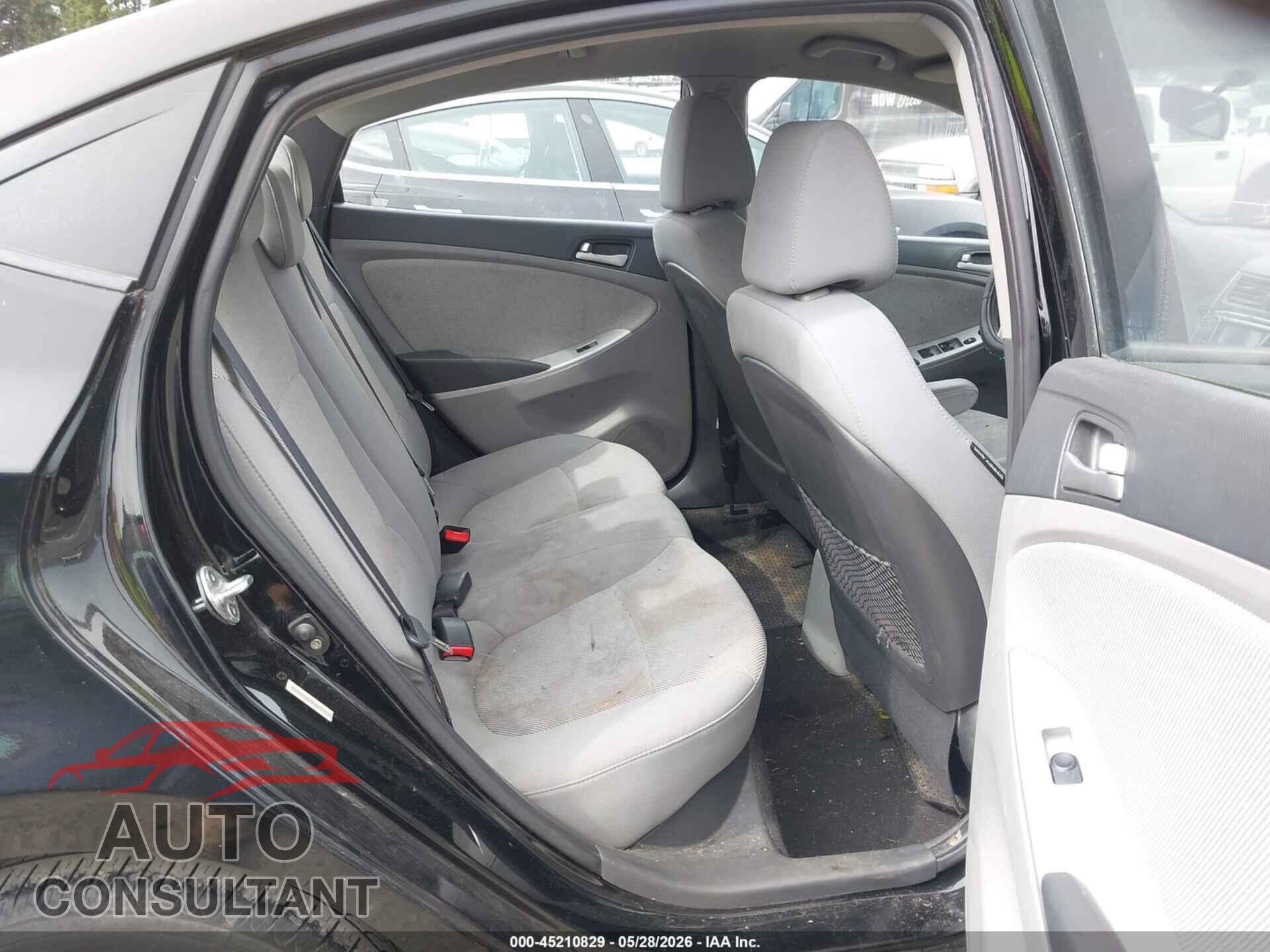 HYUNDAI ACCENT 2012 - KMHCT4AEXCU073441