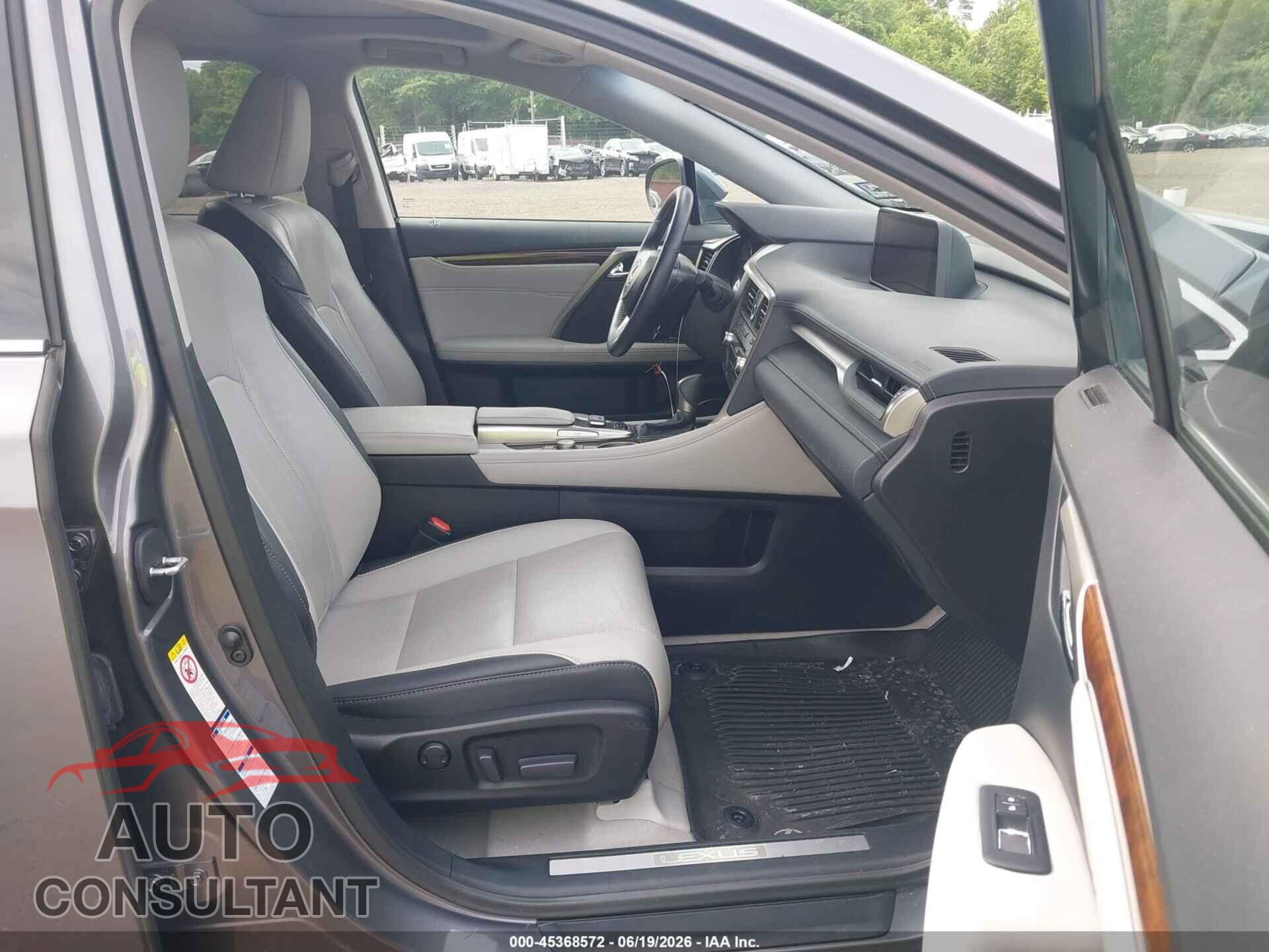 LEXUS RX 350 2017 - 2T2BZMCA4HC096786