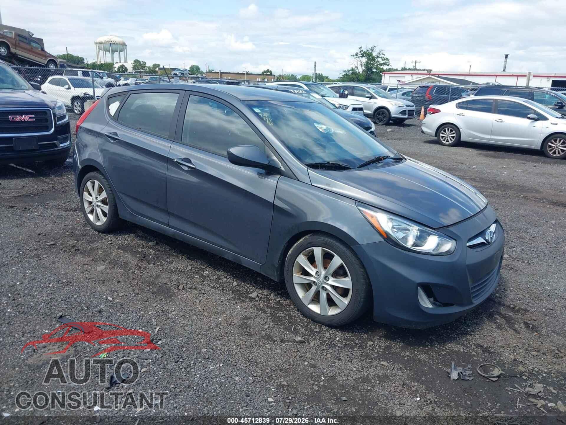HYUNDAI ACCENT 2012 - KMHCU5AE7CU052842