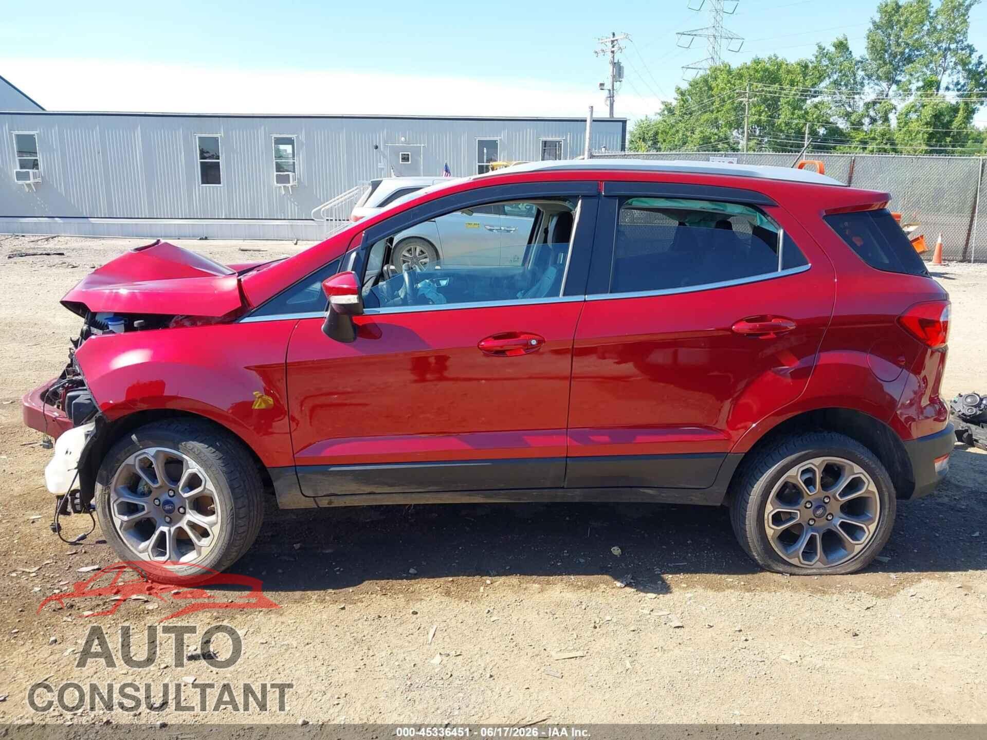 FORD ECOSPORT 2021 - MAJ6S3KL4MC453013