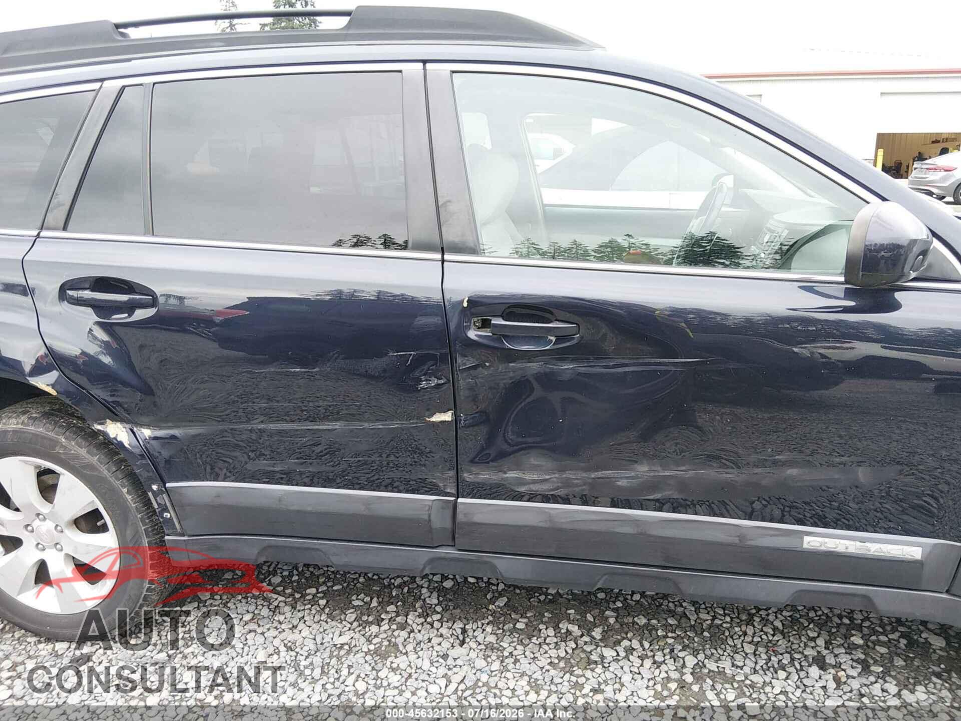 SUBARU OUTBACK 2012 - 4S4BRBCC4C3254082