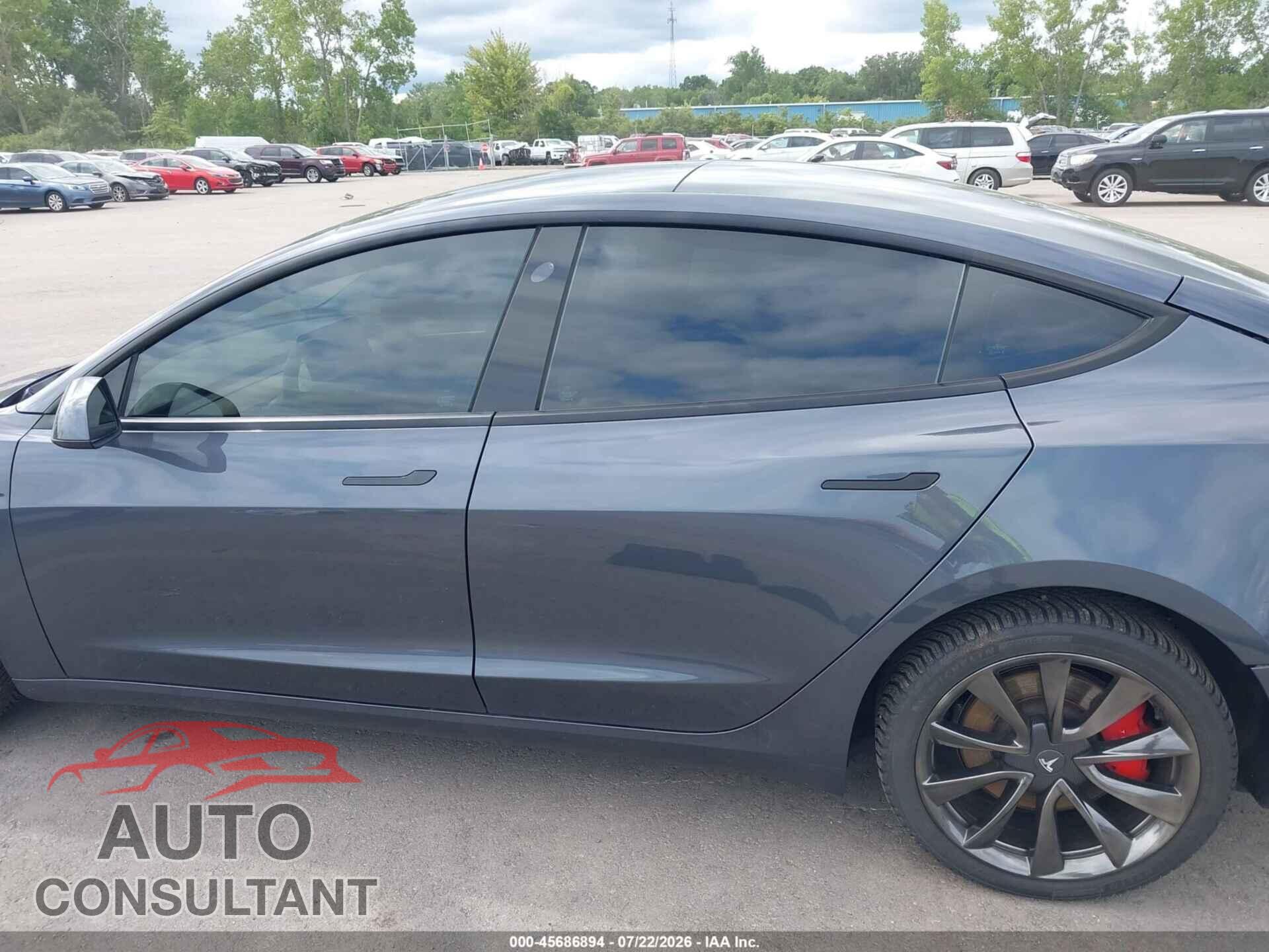 TESLA MODEL 3 2022 - 5YJ3E1EC7NF263294