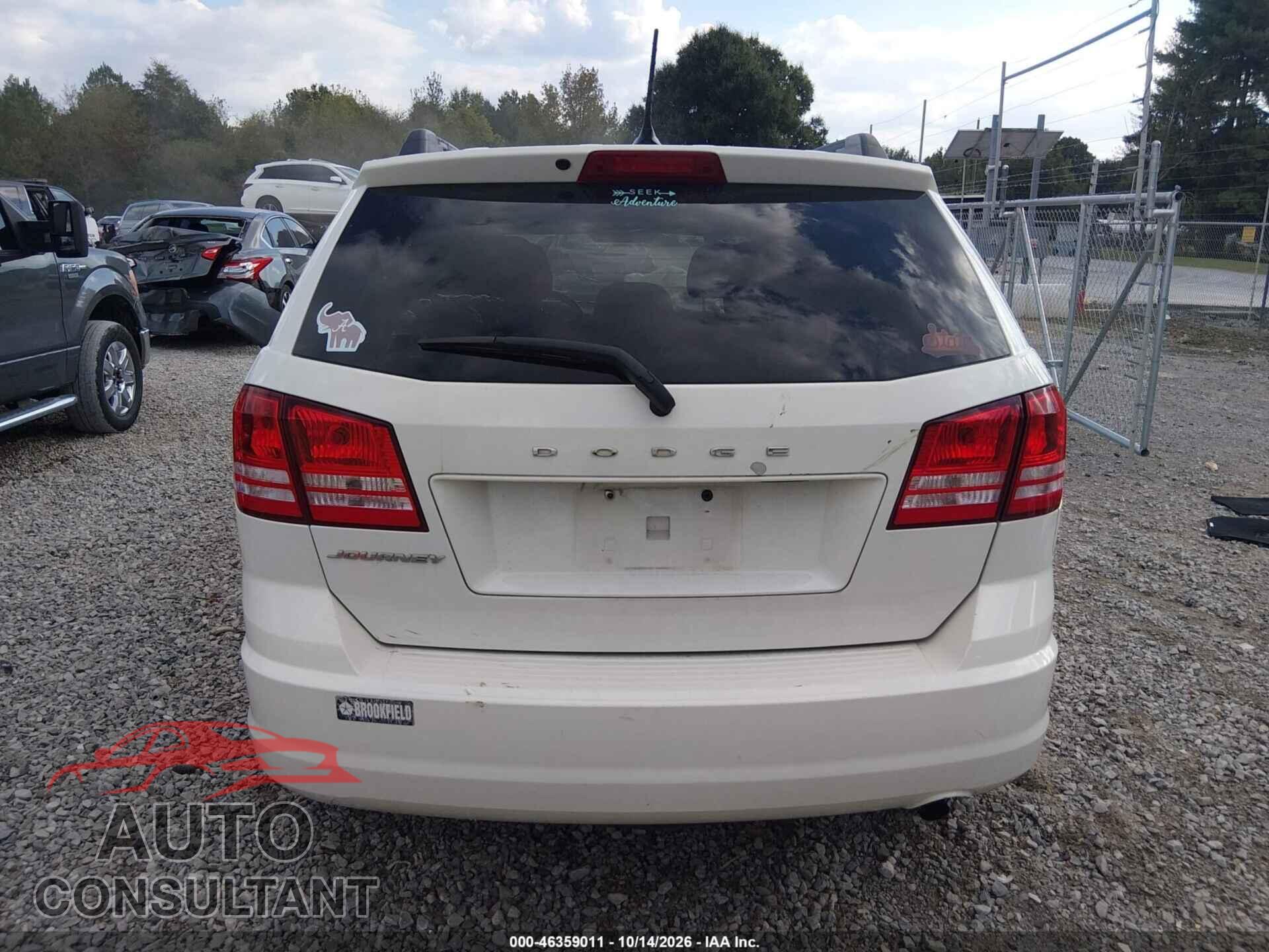 DODGE JOURNEY 2017 - 3C4PDCAB0HT710034