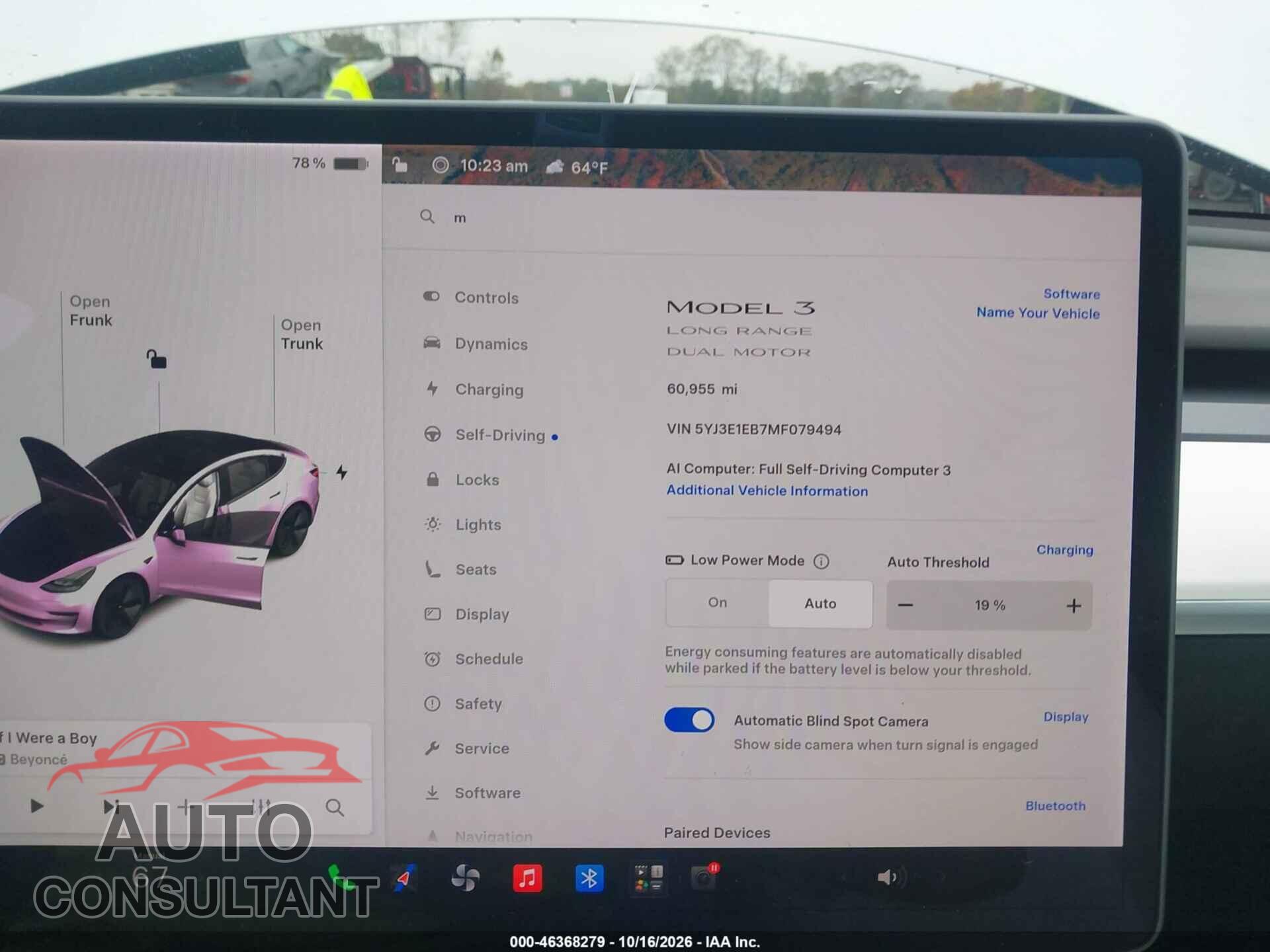 TESLA MODEL 3 2021 - 5YJ3E1EB7MF079494