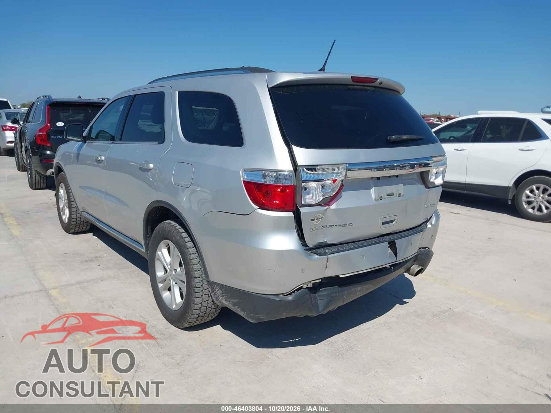 DODGE DURANGO 2012 - 1C4RDHDG9CC257890