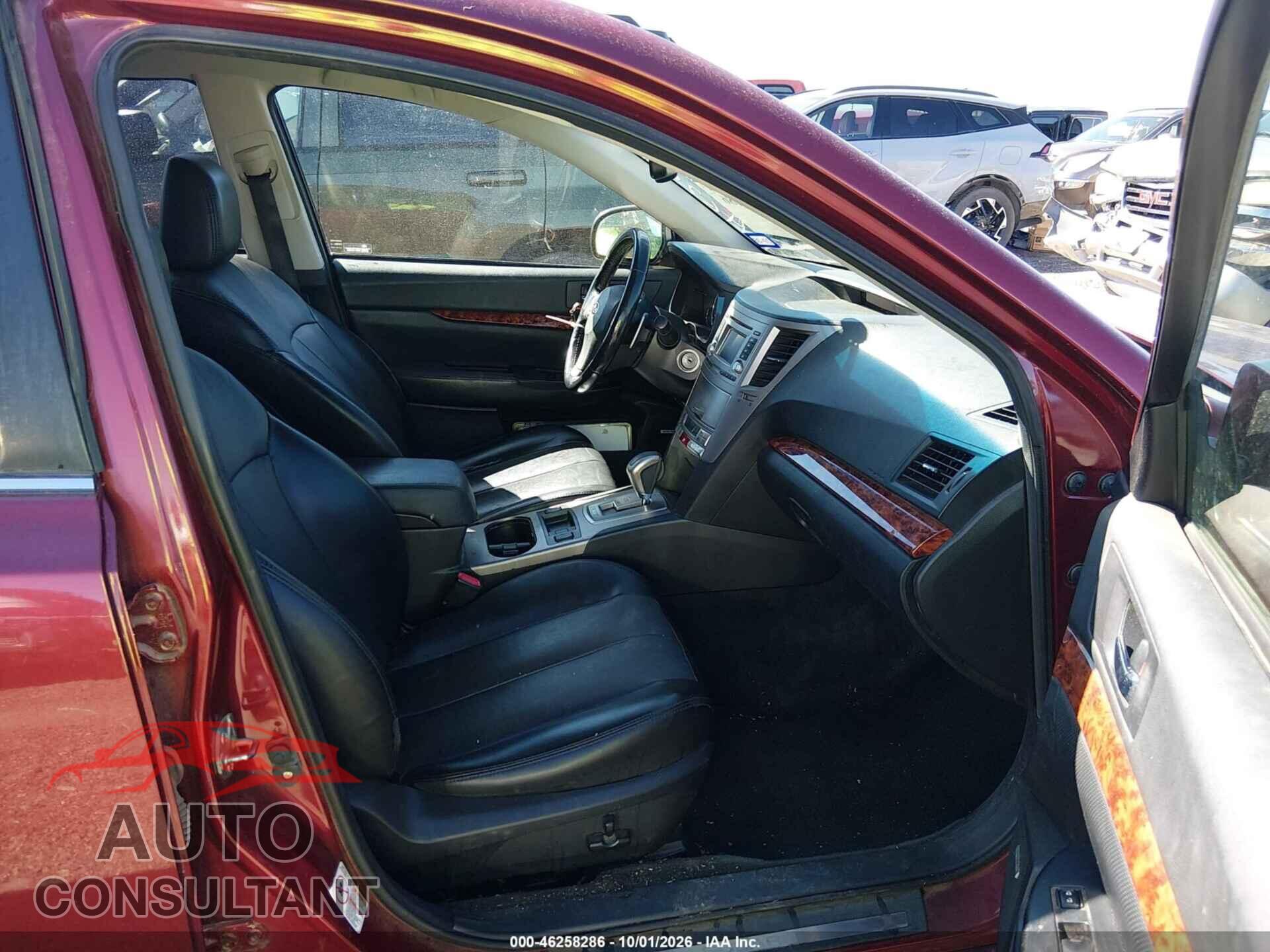 SUBARU LEGACY 2012 - 4S3BMBJ6XC3030072