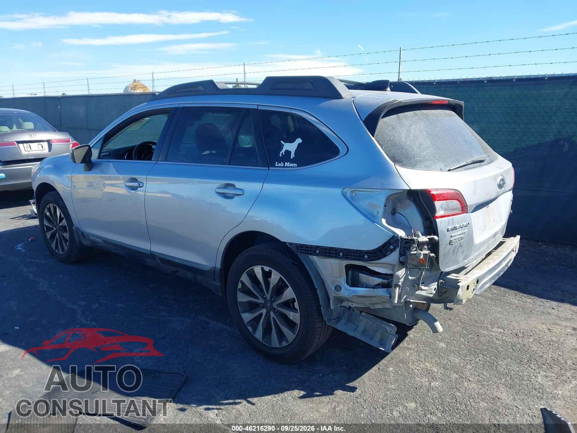 SUBARU OUTBACK 2017 - 4S4BSANC7H3255357