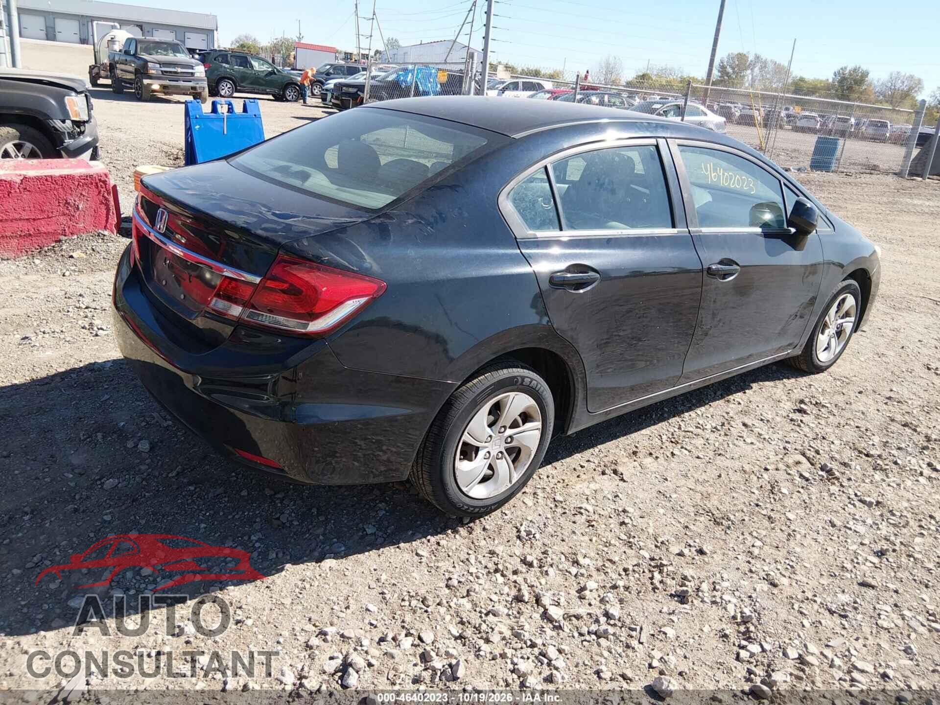 HONDA CIVIC 2013 - 2HGFB2F52DH594001