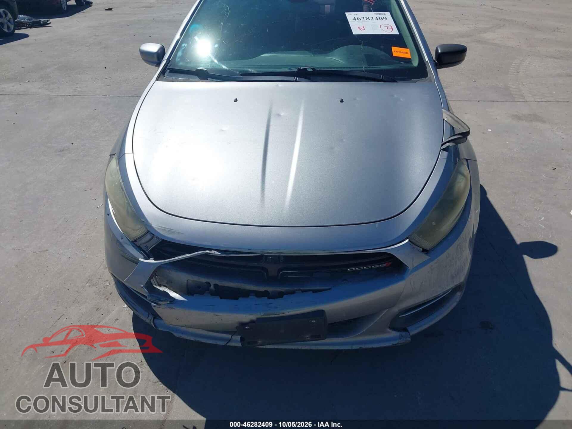 DODGE DART 2015 - 1C3CDFBB8FD158692