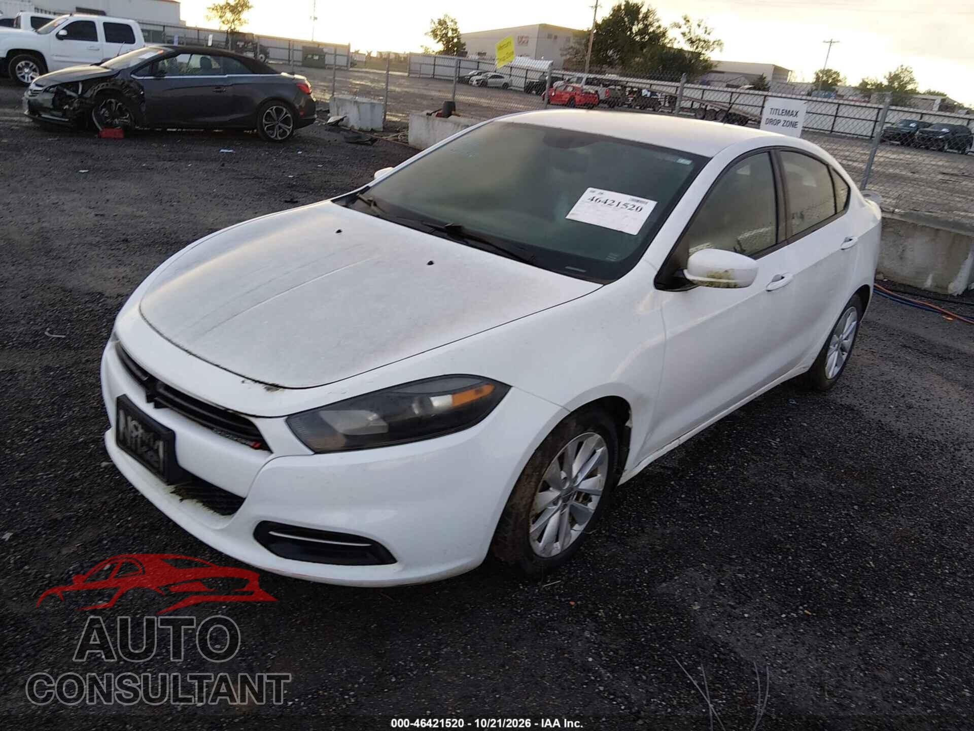 DODGE DART 2014 - 1C3CDFBB3ED883597
