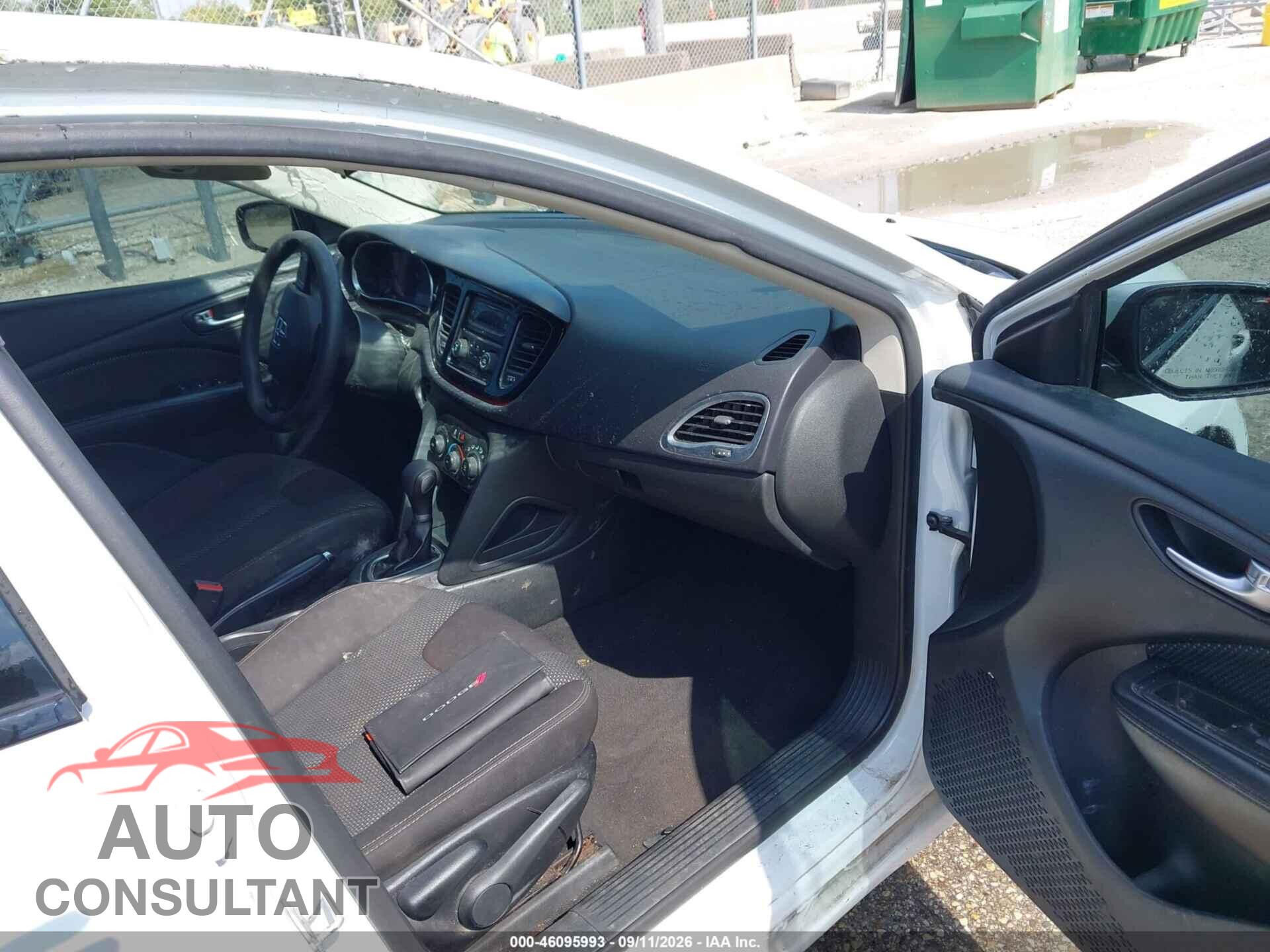 DODGE DART 2015 - 1C3CDFBB2FD308974