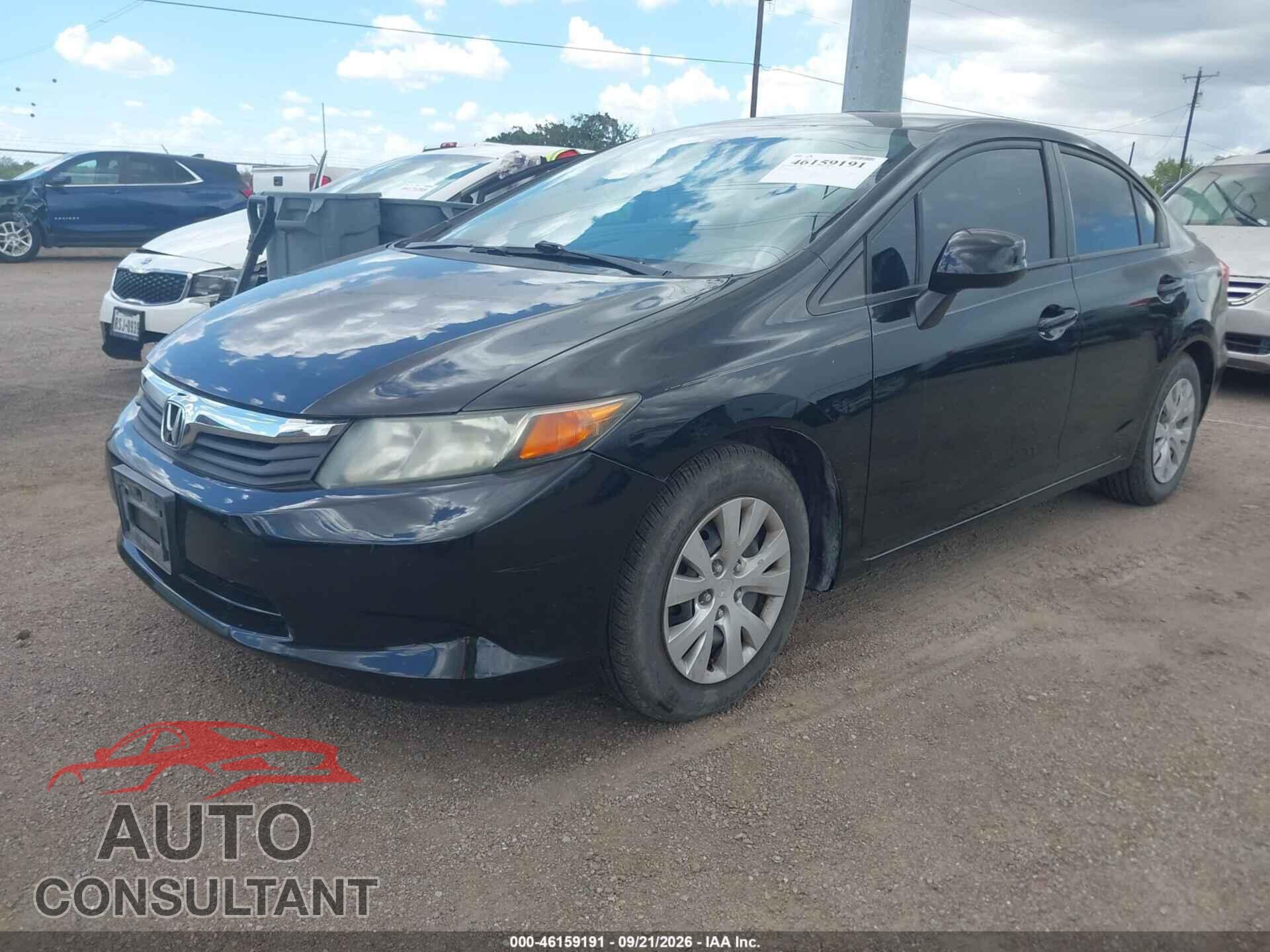 HONDA CIVIC 2012 - 2HGFB2F50CH329351