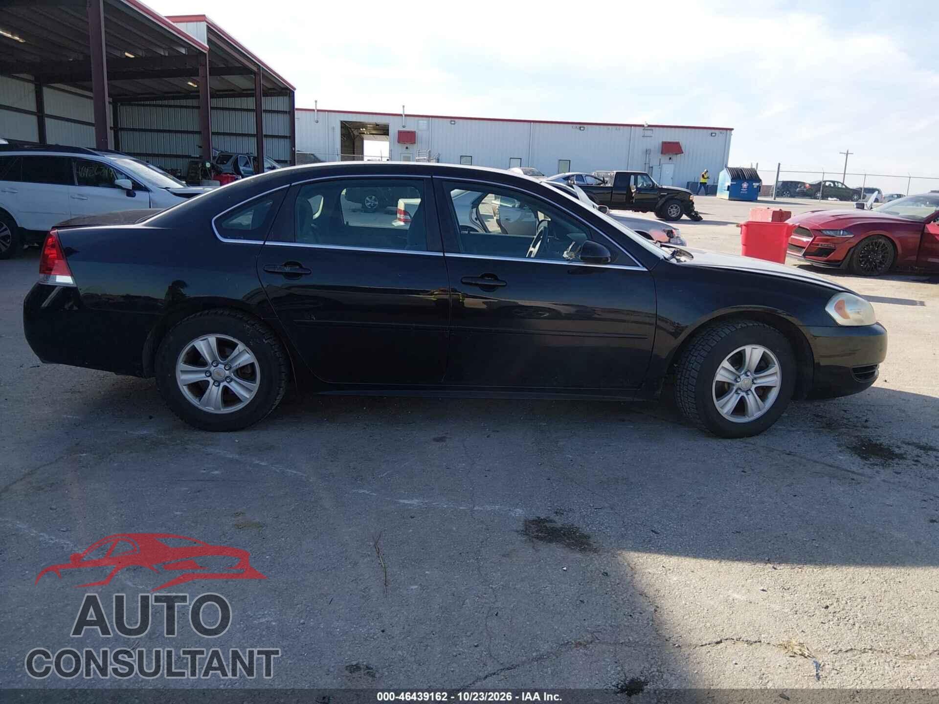 CHEVROLET IMPALA 2013 - 2G1WF5E35D1207351
