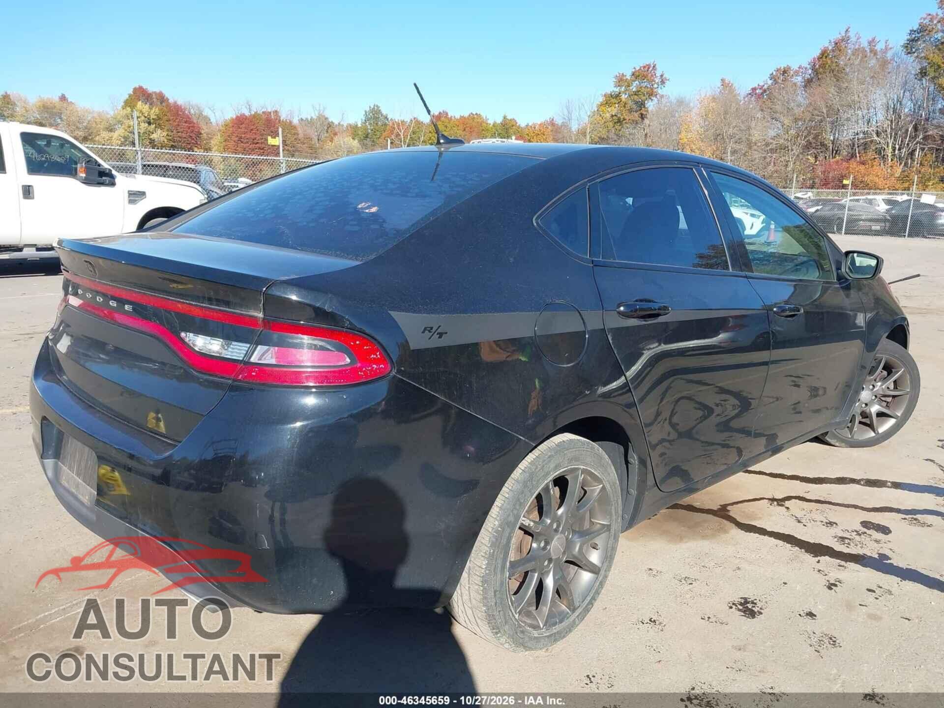 DODGE DART 2013 - 1C3CDFBA8DD340610