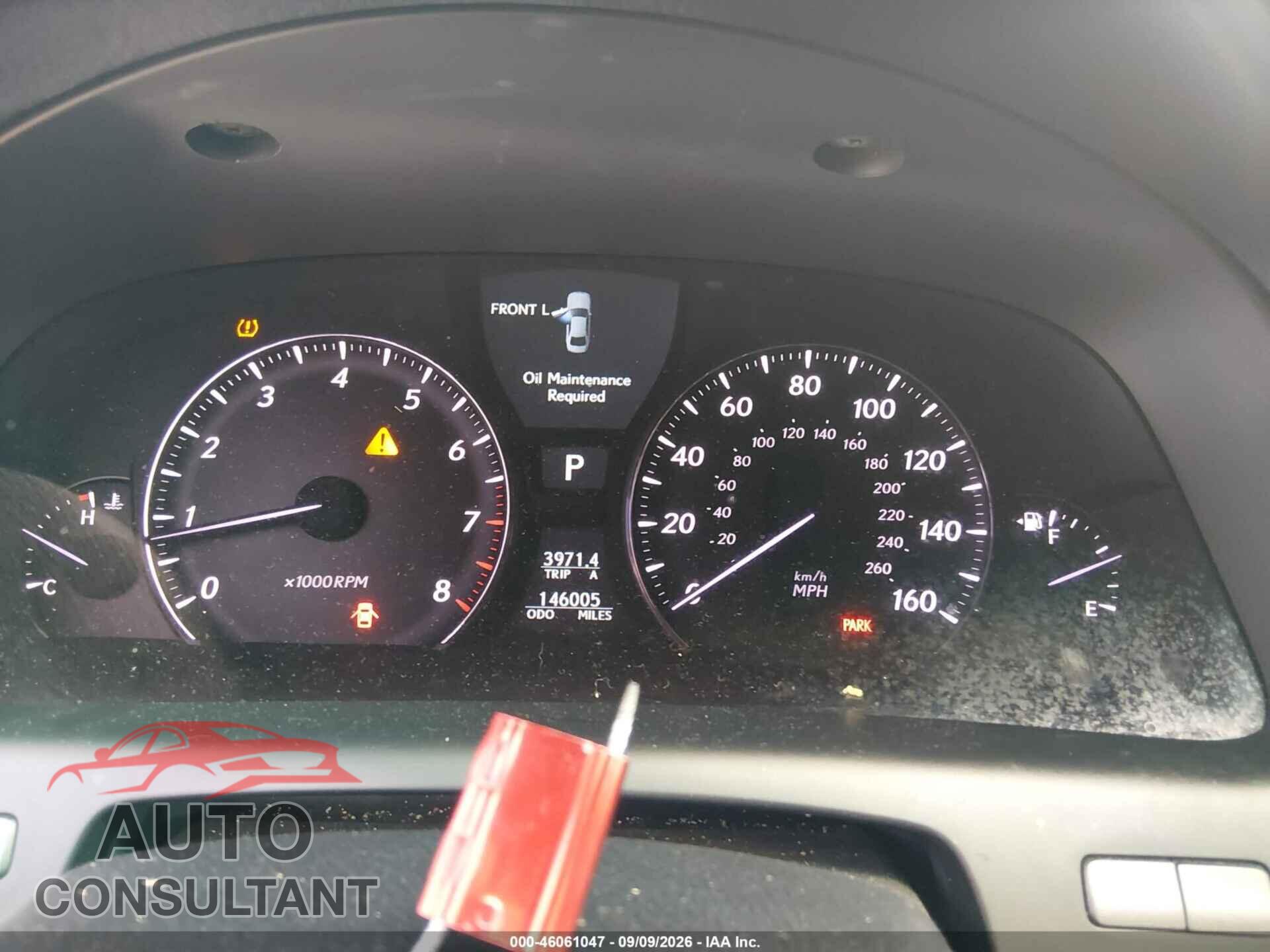 LEXUS LS 460 2011 - JTHBL5EF4B5104733