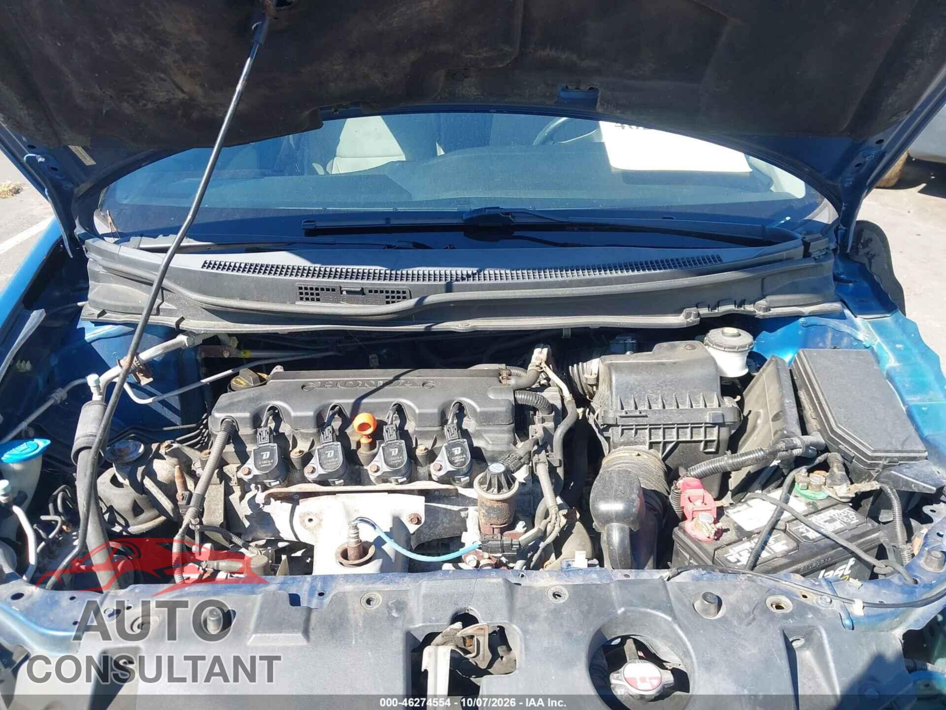 HONDA CIVIC 2013 - 19XFB2F82DE237597