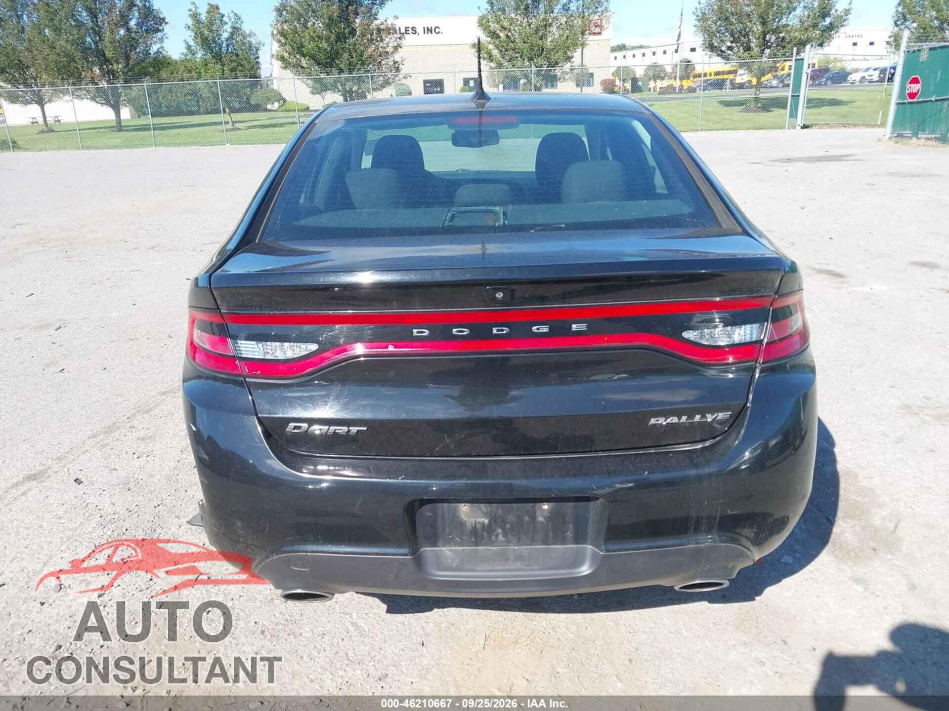 DODGE DART 2013 - 1C3CDFBAXDD324988
