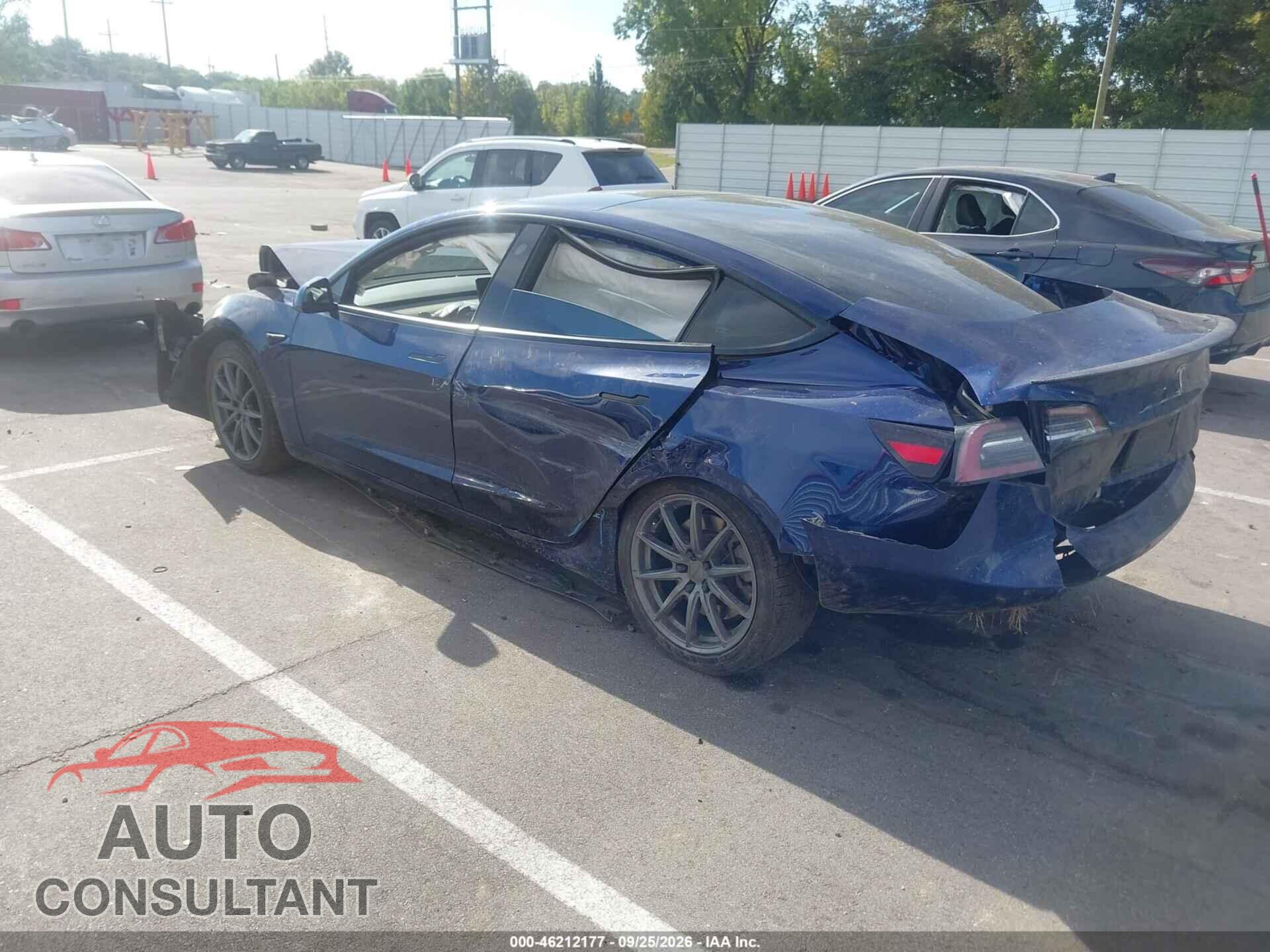 TESLA MODEL 3 2022 - 5YJ3E1EA5NF189355