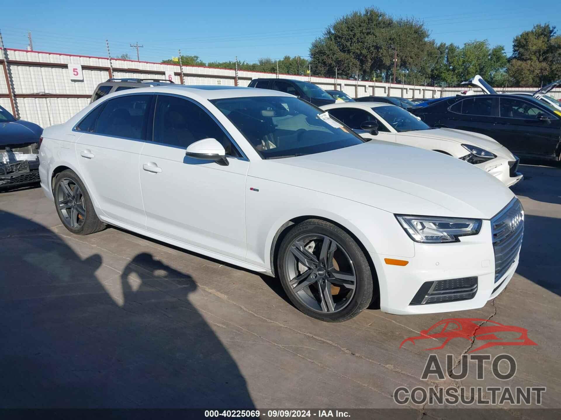 AUDI A4 2018 - WAUENAF42JN015320