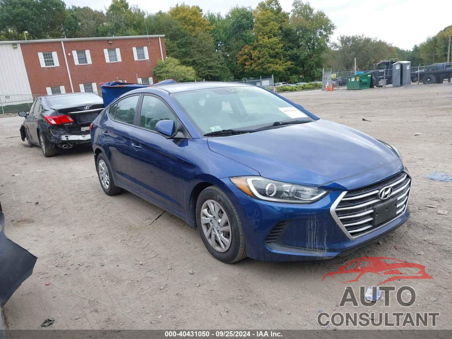 HYUNDAI ELANTRA 2017 - 5NPD74LF1HH143168