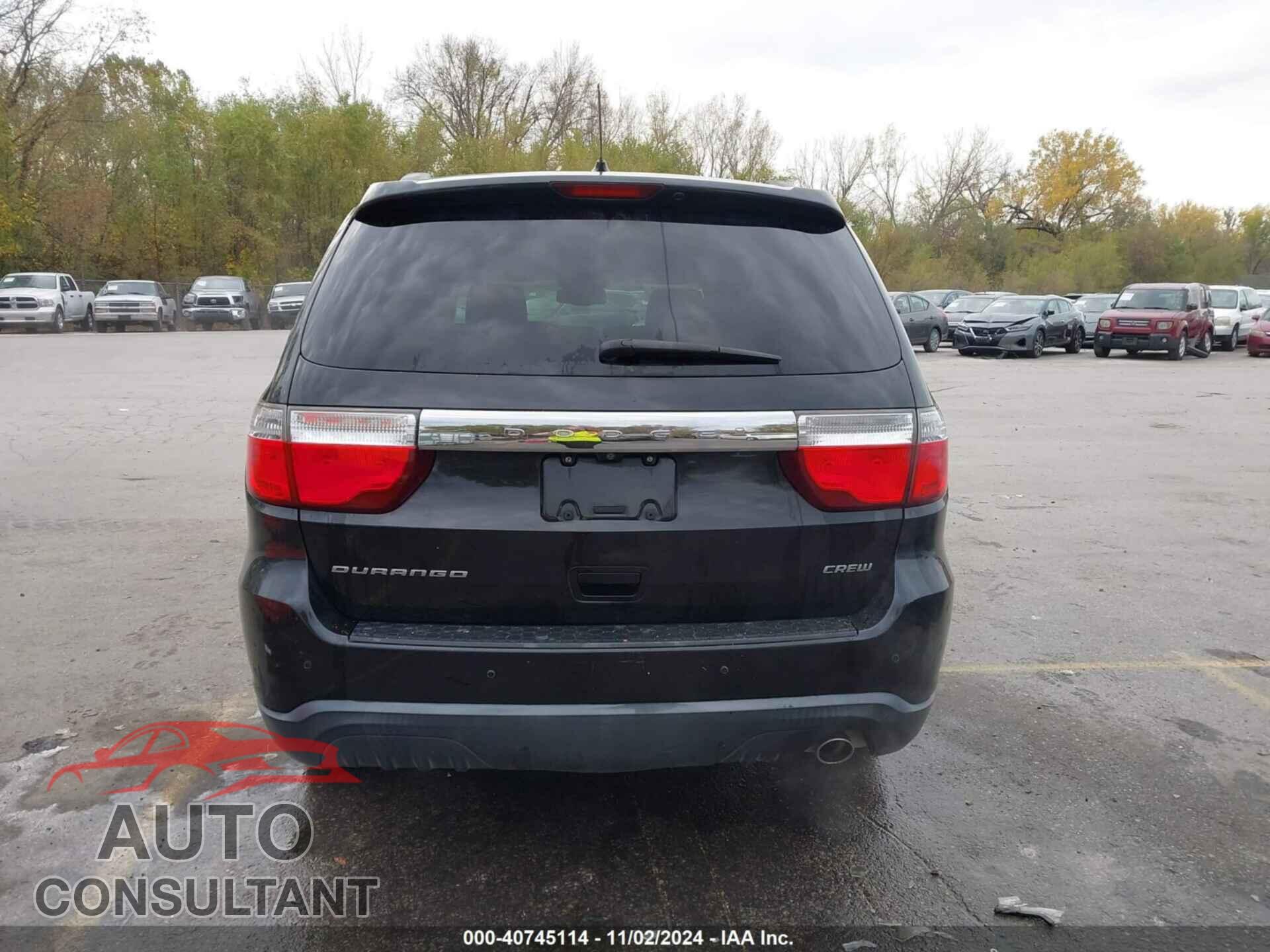 DODGE DURANGO 2013 - 1C4RDHDG8DC592706