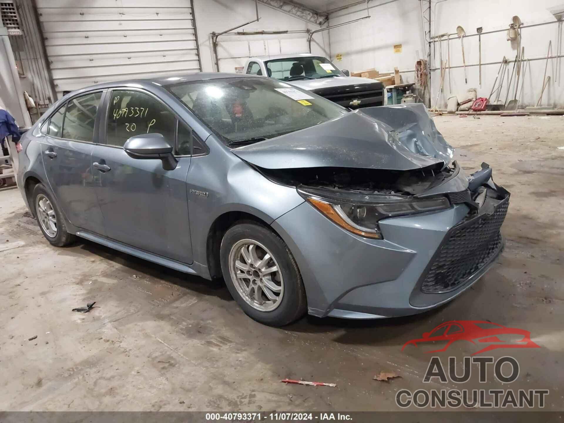 TOYOTA COROLLA 2020 - JTDEBRBE0LJ026366