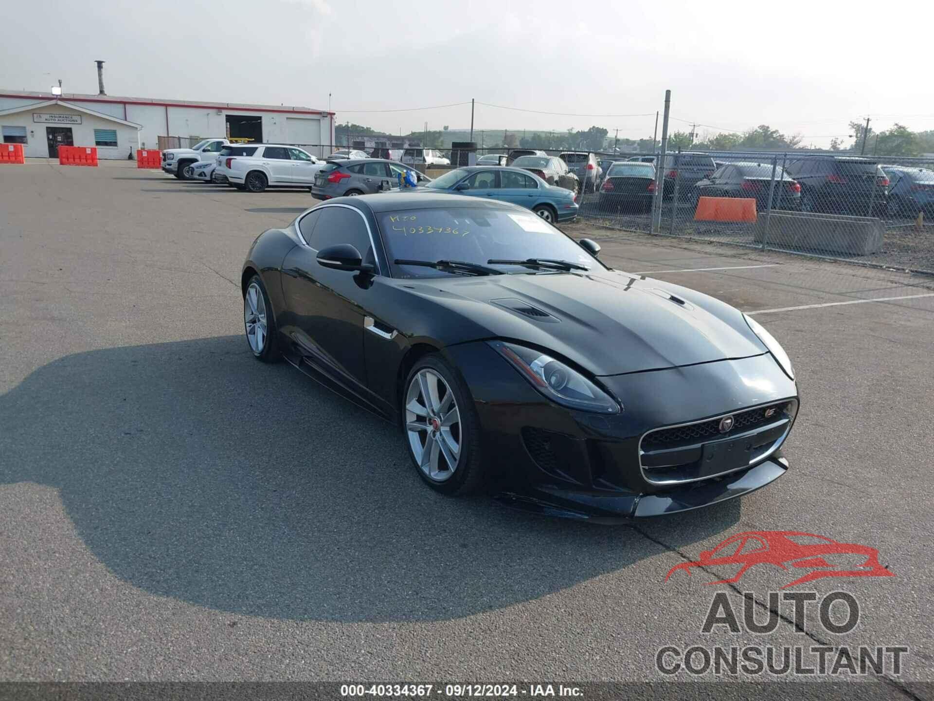JAGUAR F-TYPE 2017 - SAJWJ6BV7H8K39434