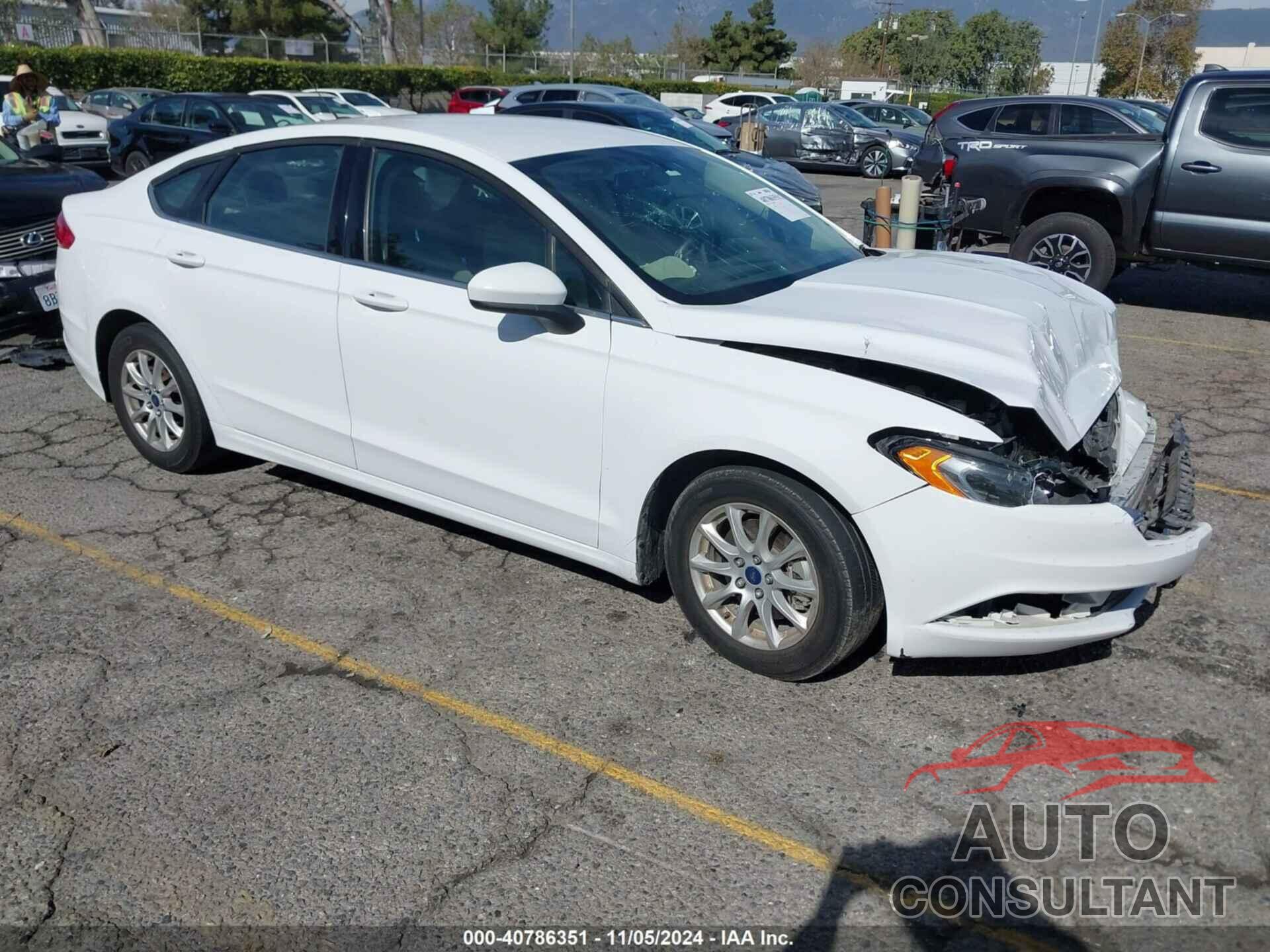 FORD FUSION 2017 - 3FA6P0G78HR373619