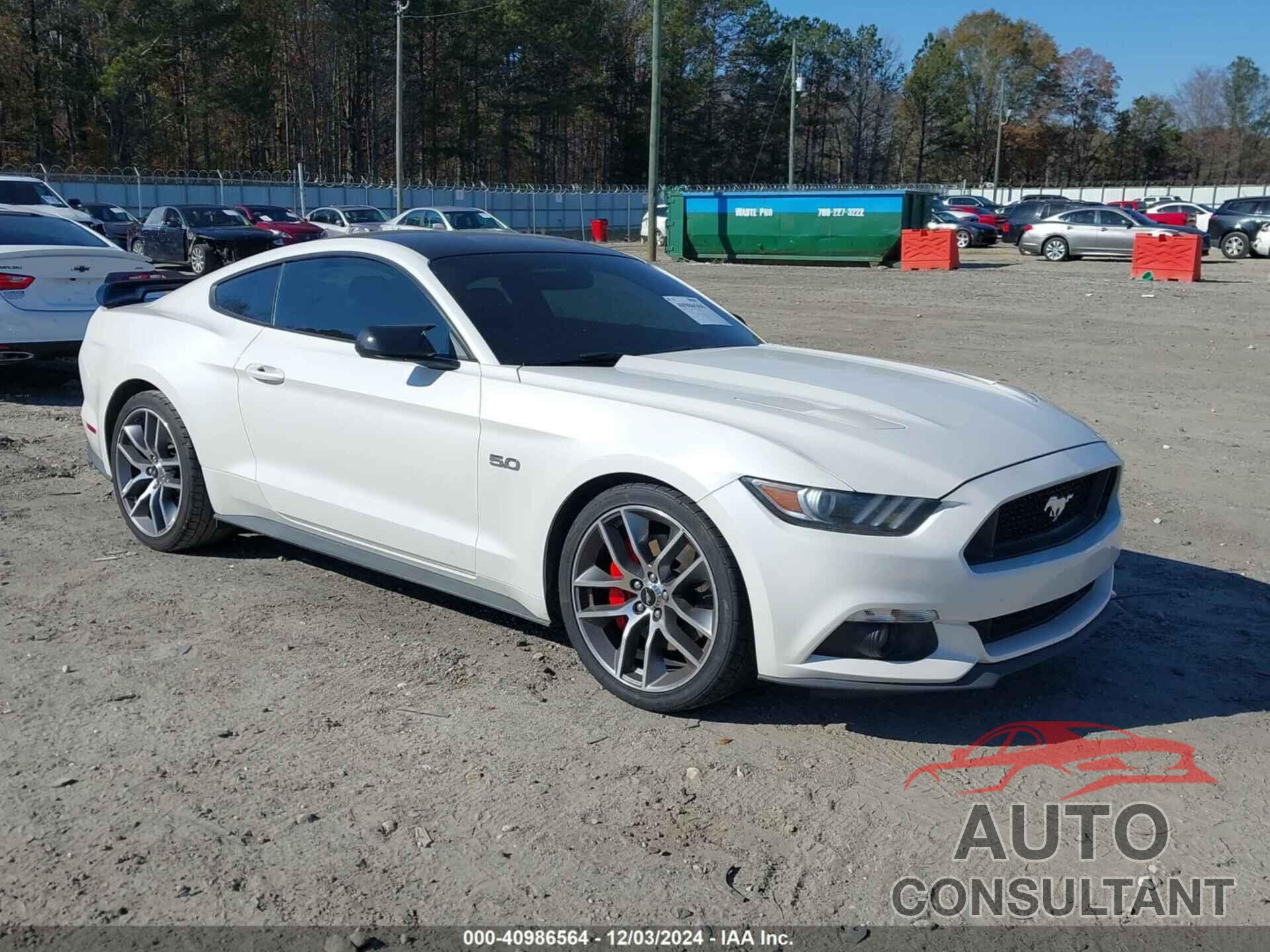 FORD MUSTANG 2017 - 1FA6P8CF8H5276872