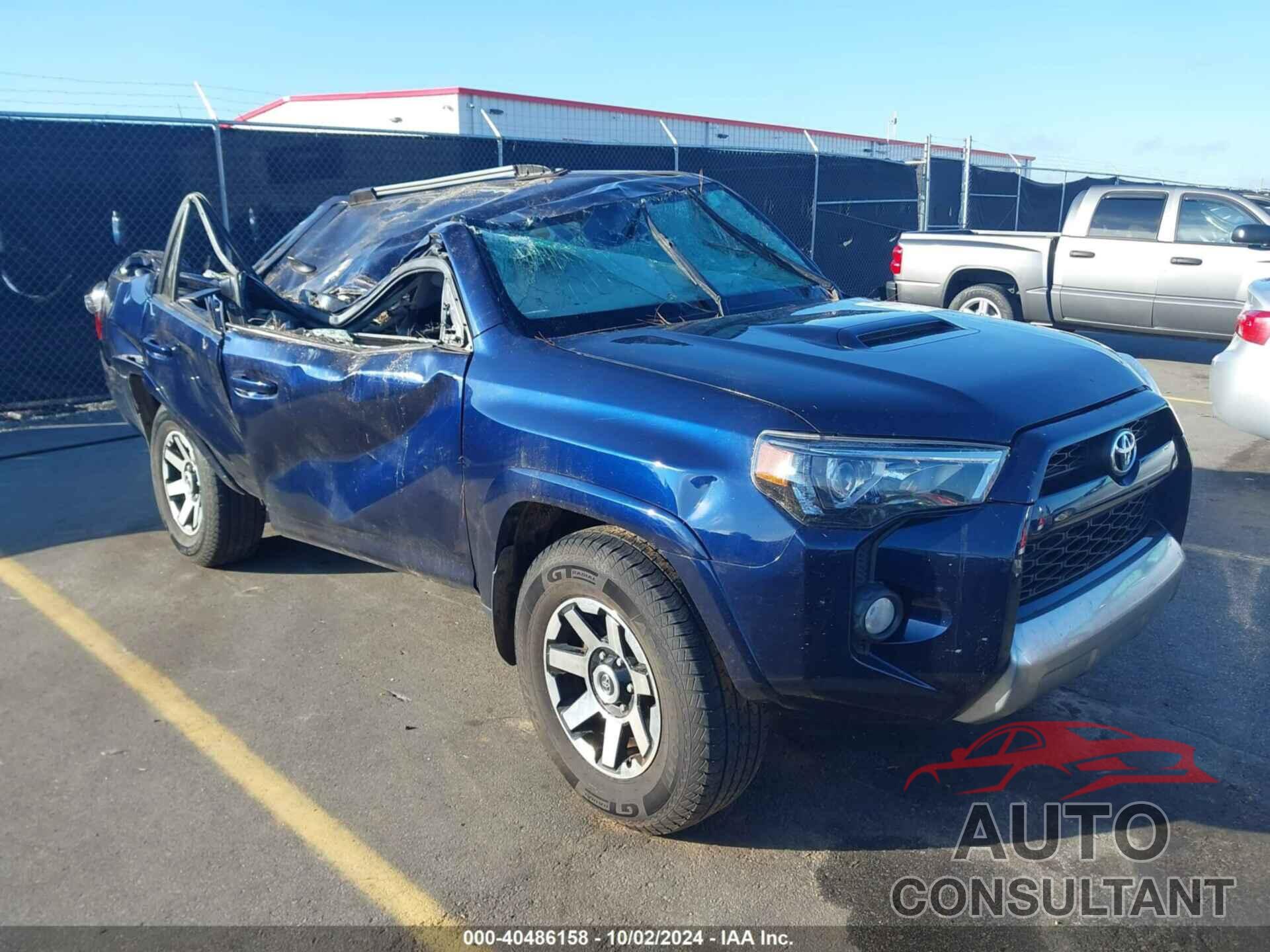 TOYOTA 4RUNNER 2017 - JTEBU5JR9H5443278