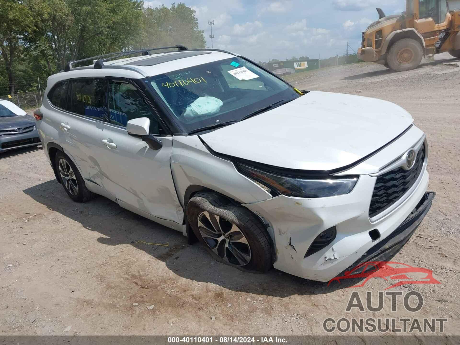 TOYOTA HIGHLANDER 2022 - 5TDGZRBH9NS597133