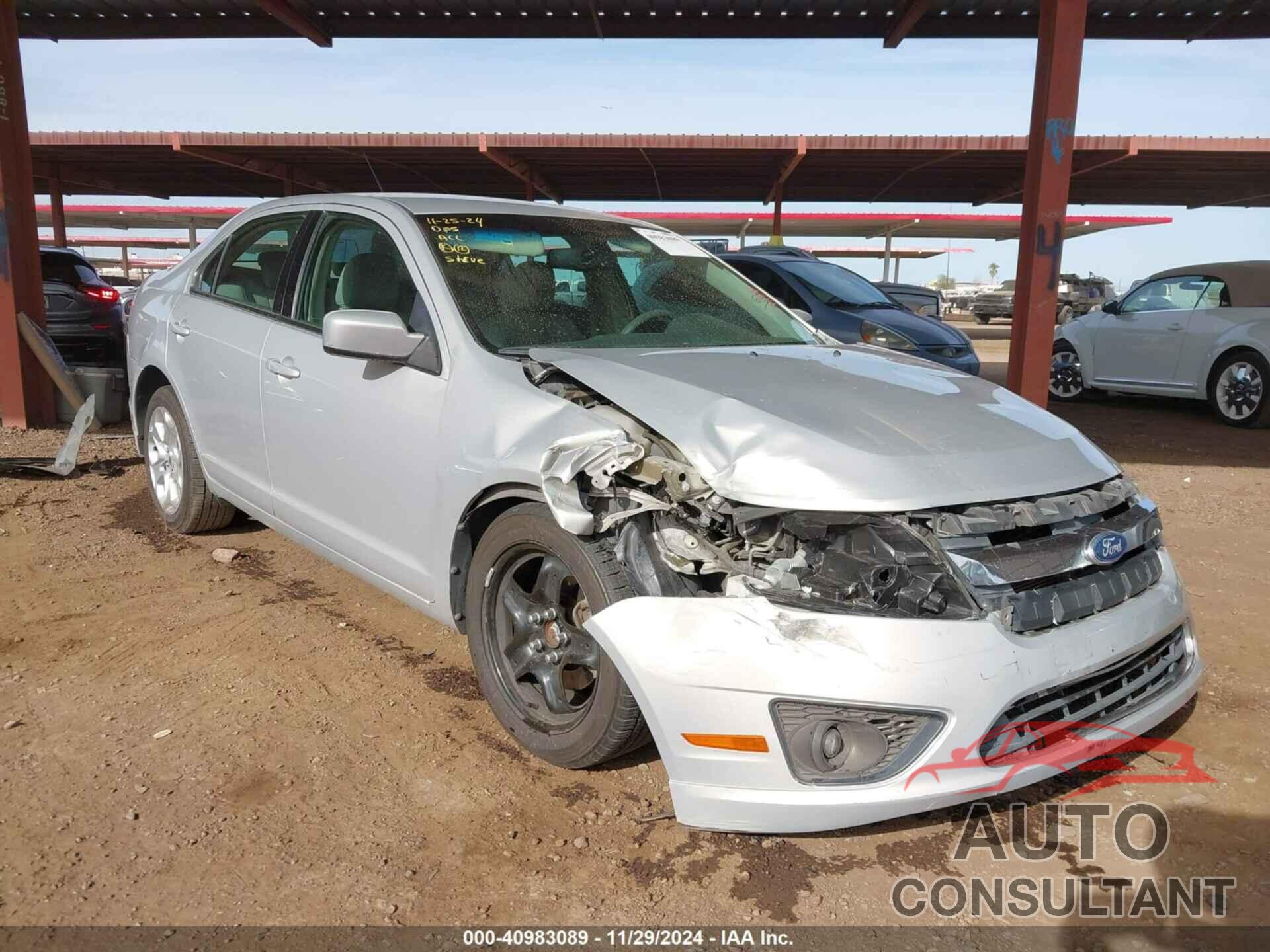 FORD FUSION 2010 - 3FAHP0HA4AR291444