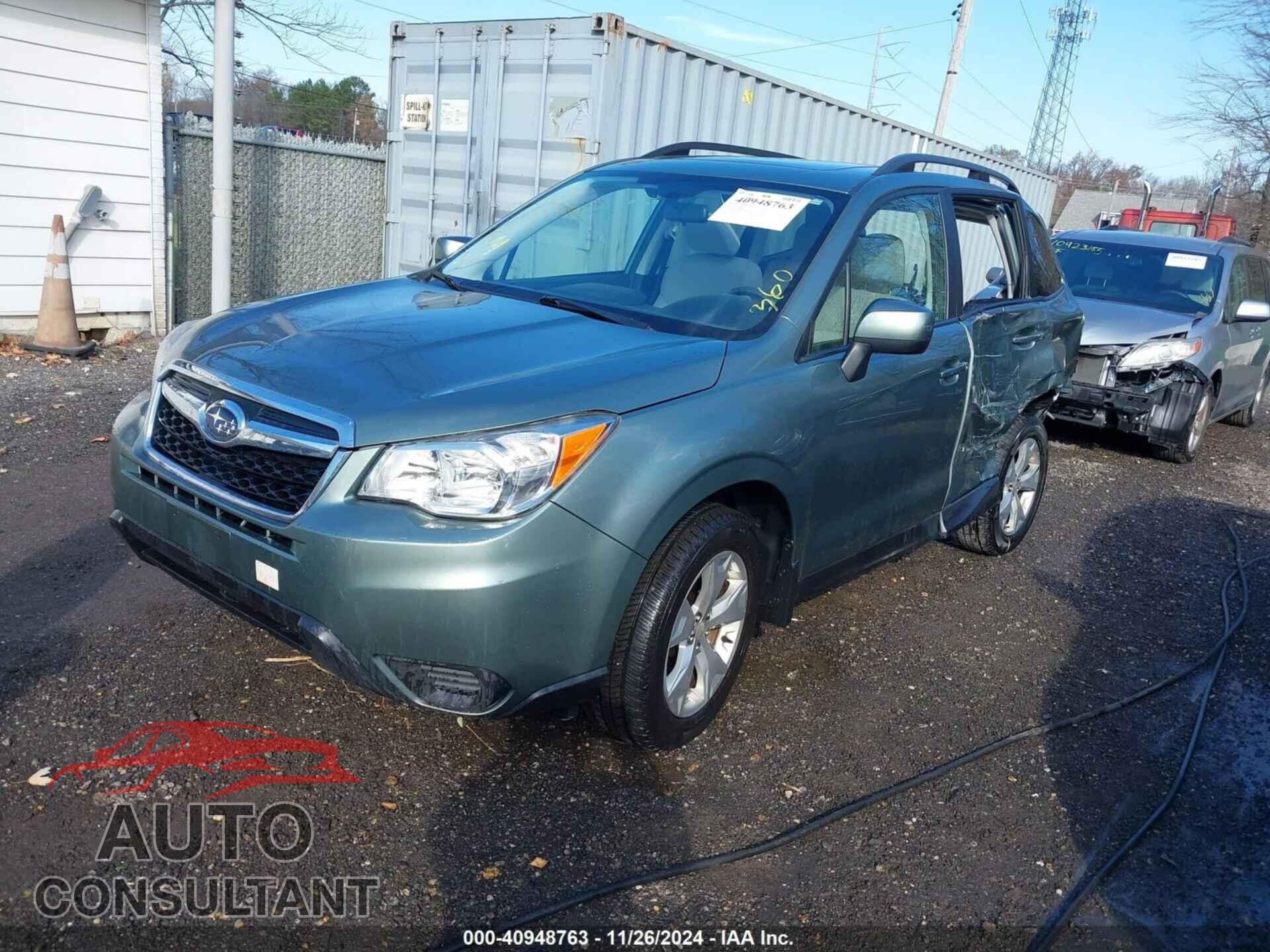 SUBARU FORESTER 2015 - JF2SJAFC1FH460311