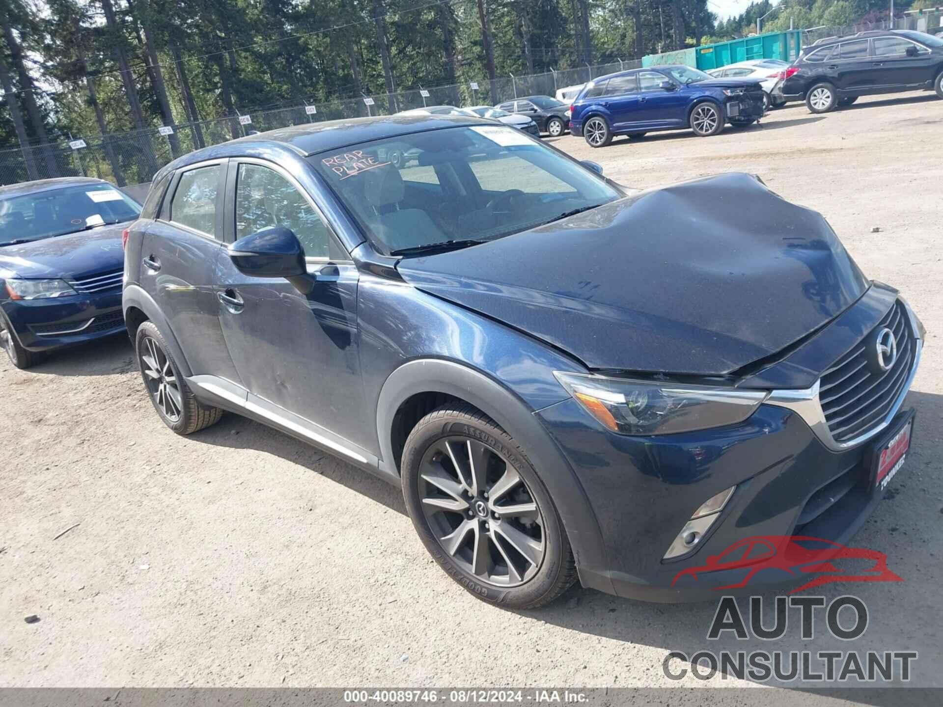 MAZDA CX-3 2016 - JM1DKBD76G0122323